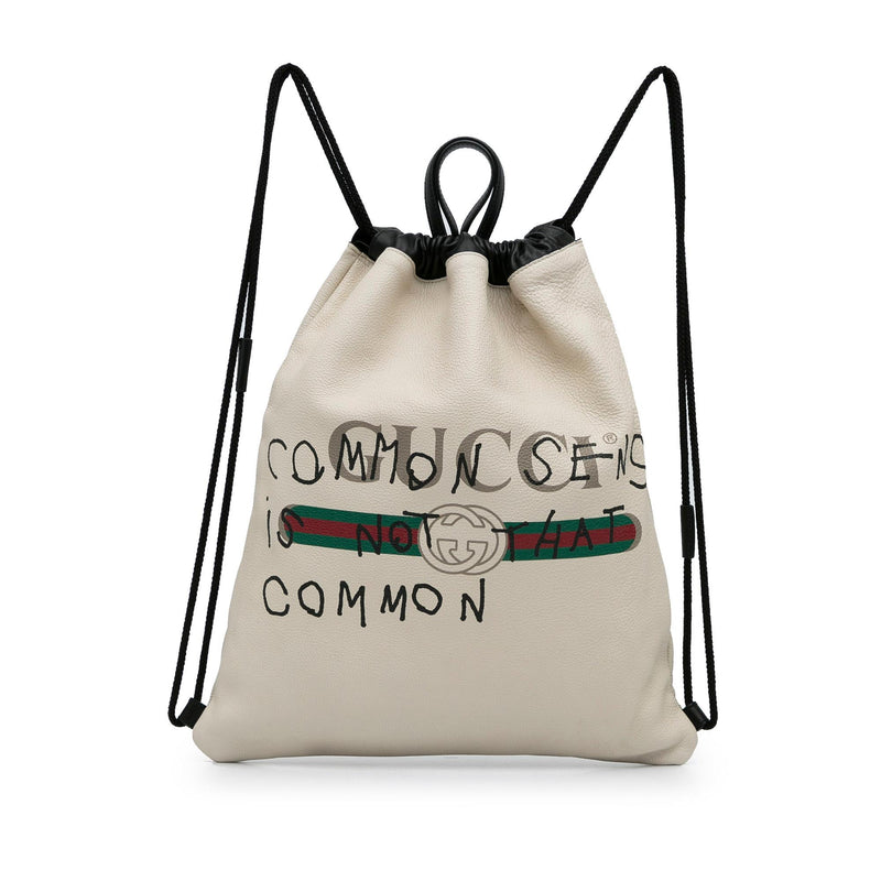 Gucci Coco Capitan Logo Drawstring Backpack (SHG-JeYv8R)