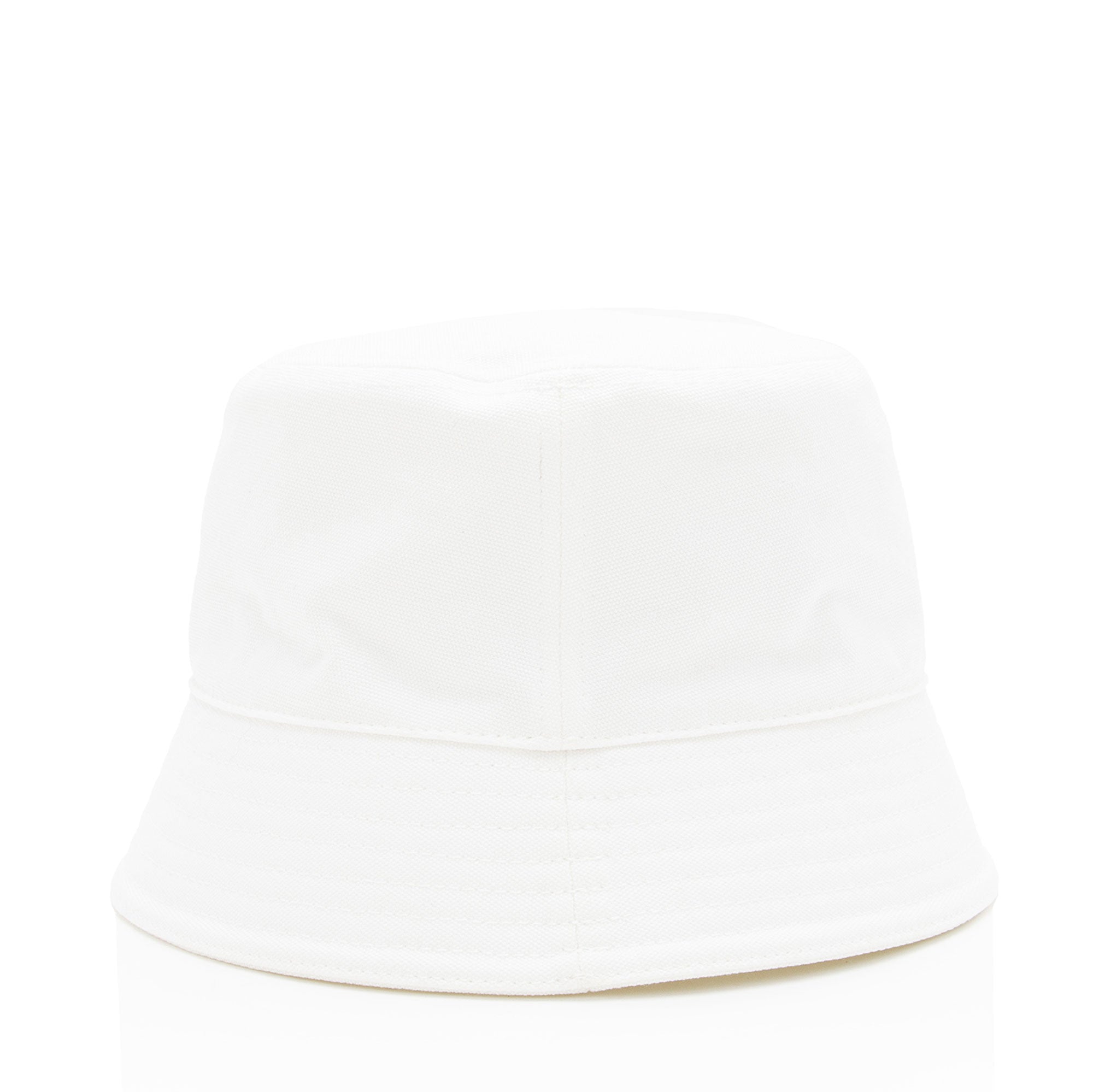 Gucci Cotton Embossed Logo Bucket Hat - Size M