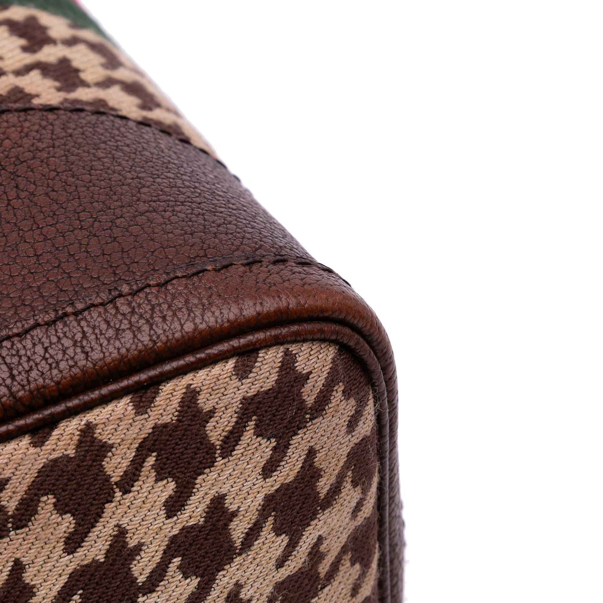 Gucci Cotton Seventies Web Boston Bag