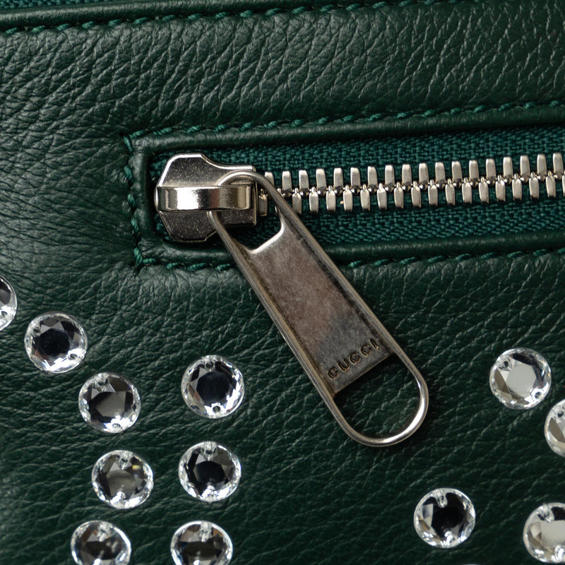 Gucci Crystal Embellished Web Belt Bag (SHG-OE46EQ)