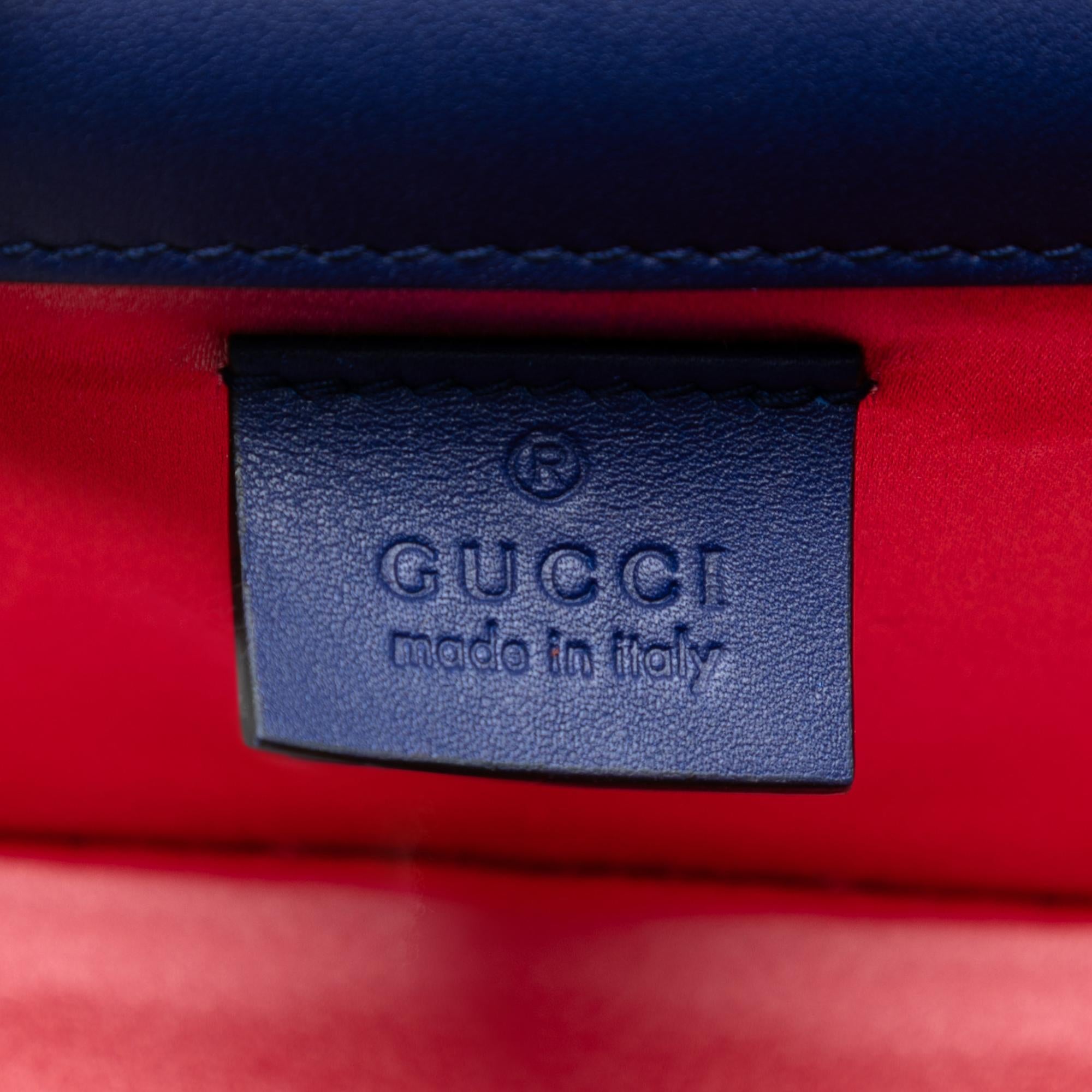 Gucci Crystal G Velvet Broadway Crossbody