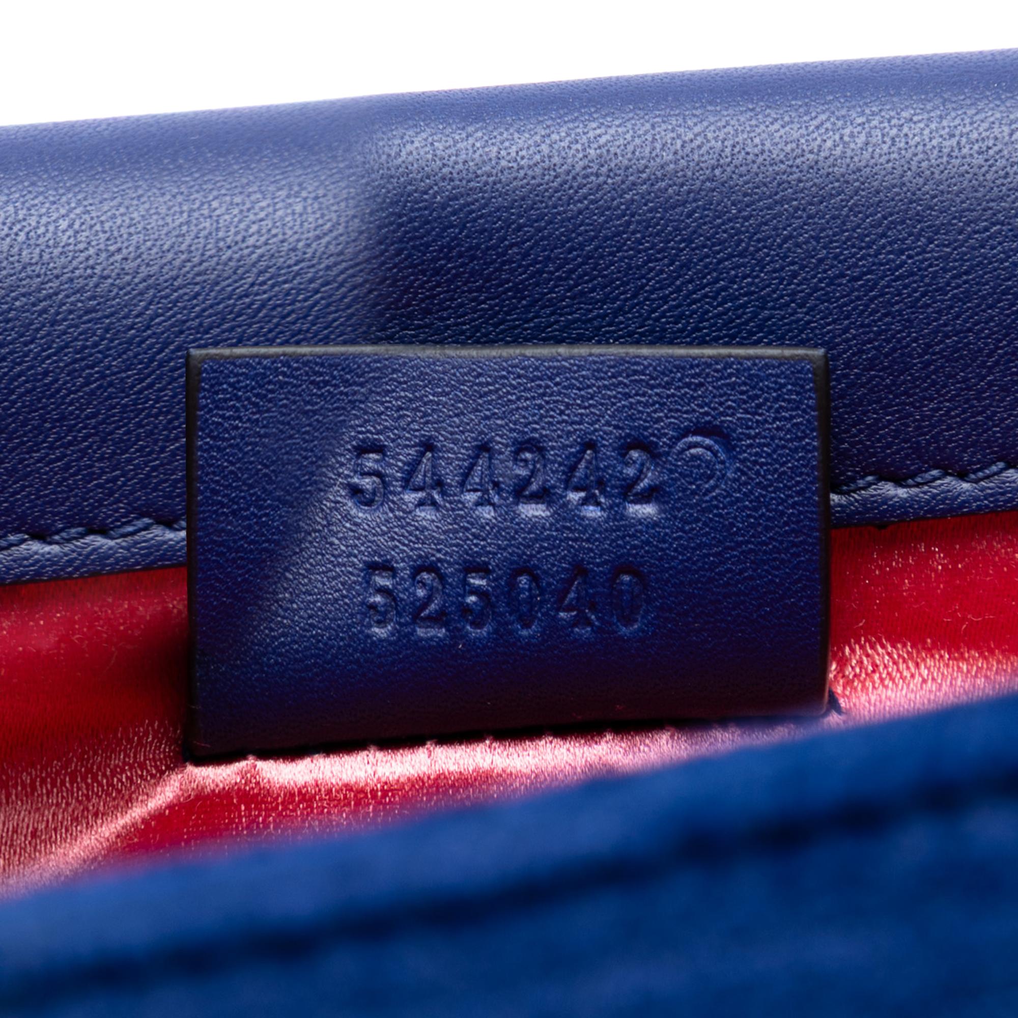 Gucci Crystal G Velvet Broadway Crossbody