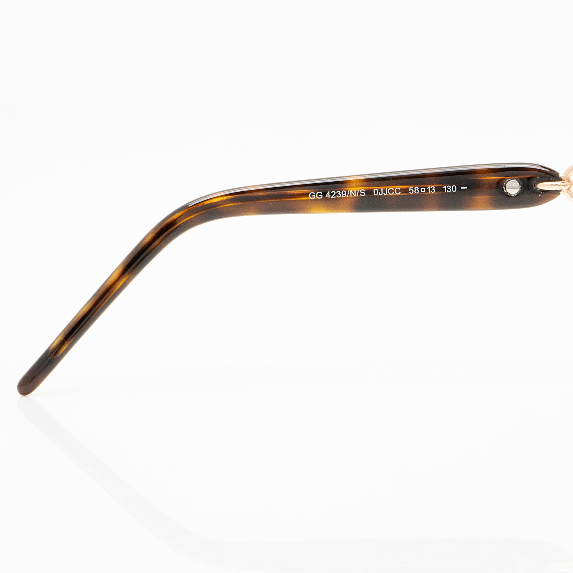 Gucci Crystal Marina Chain Aviator Sunglasses