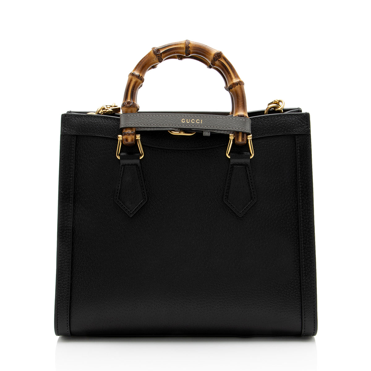 Gucci Cuir Leather Diana Medium Tote