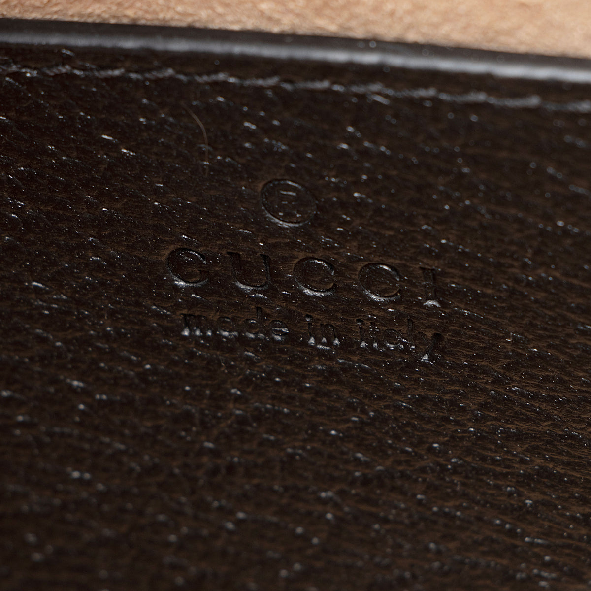 Gucci Cuir Leather Diana Medium Tote