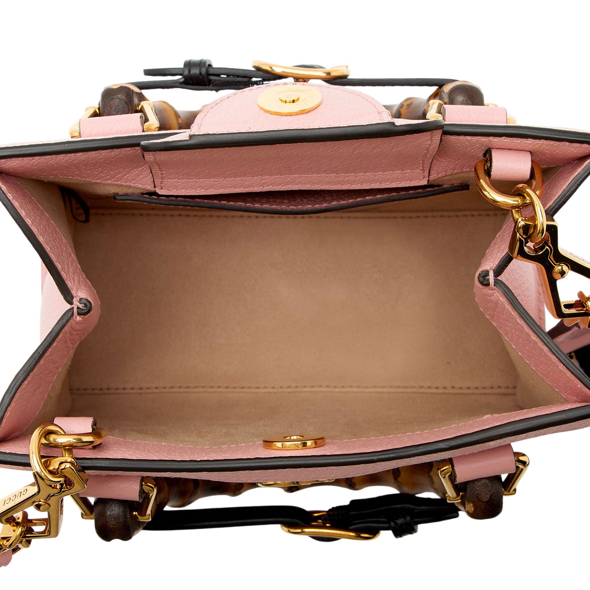 Gucci Cuir Leather Diana Mini Tote