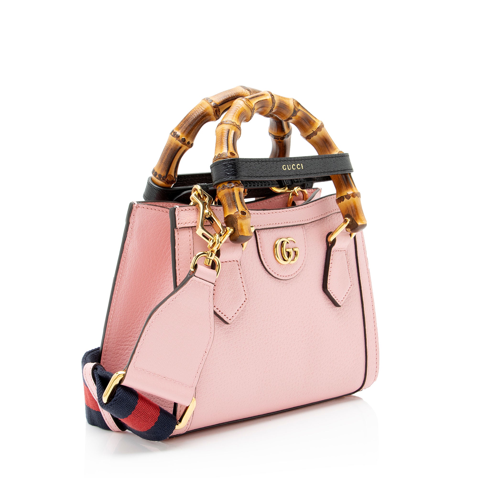 Gucci Cuir Leather Diana Mini Tote