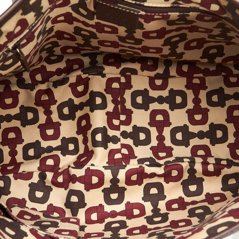Gucci D-Ring Guccissima Pelham Shoulder Bag (SHG-Ff7VBK)