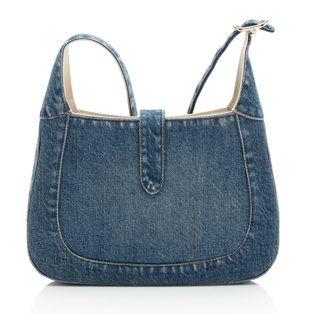 Gucci Denim Jackie Shoulder Bag