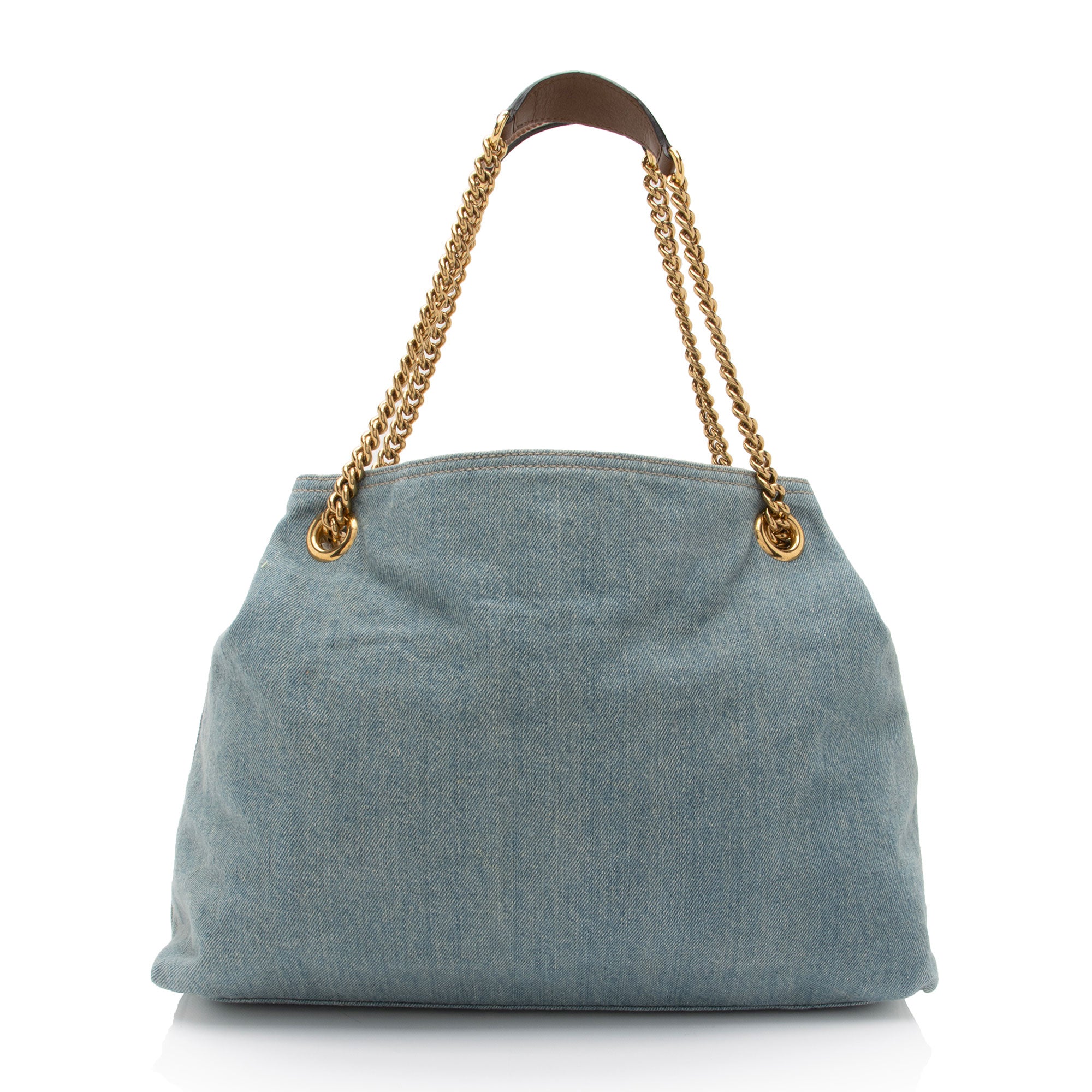 Gucci Denim Soho Medium Shoulder Bag SHF gKU581