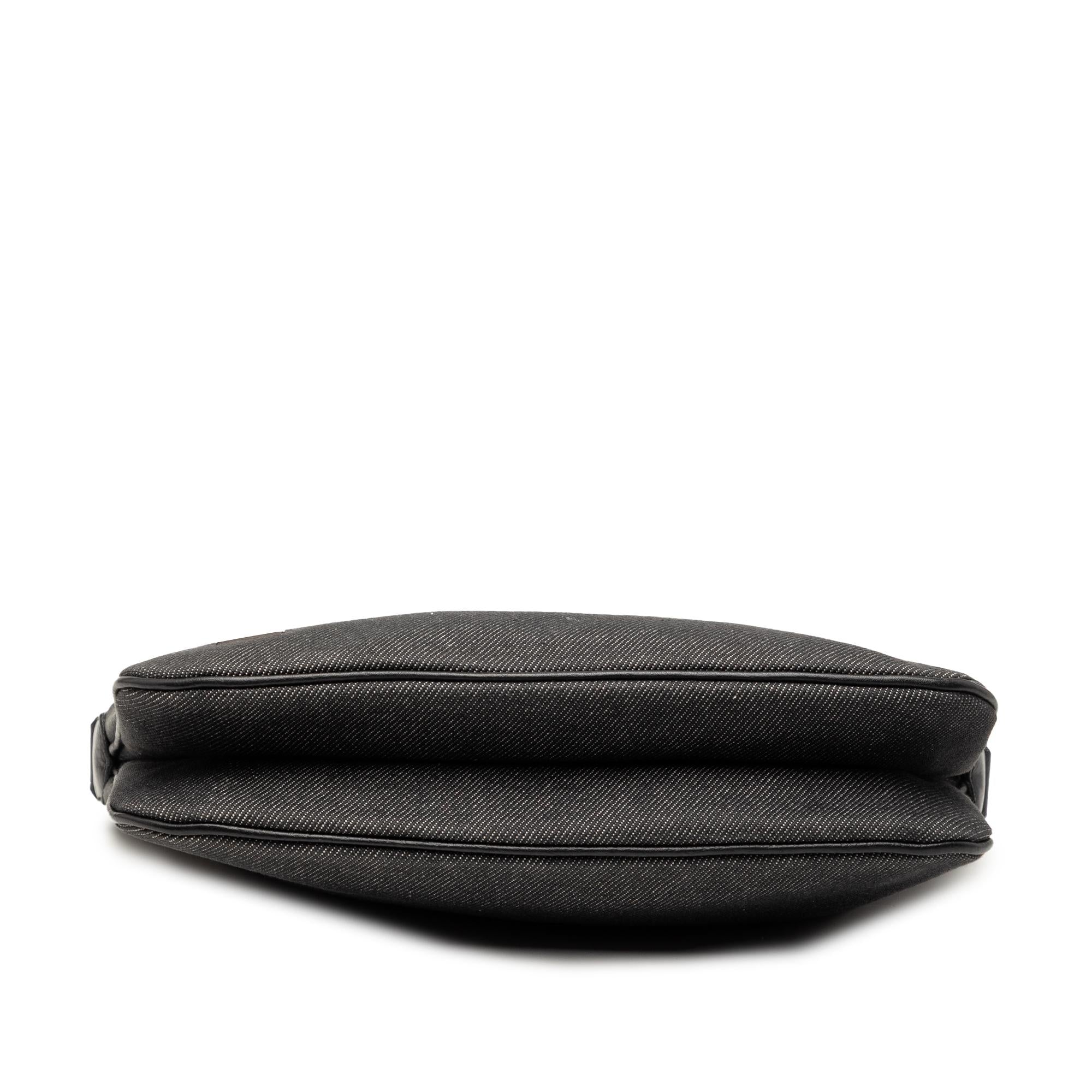 Gucci Denim Web Shoulder Bag
