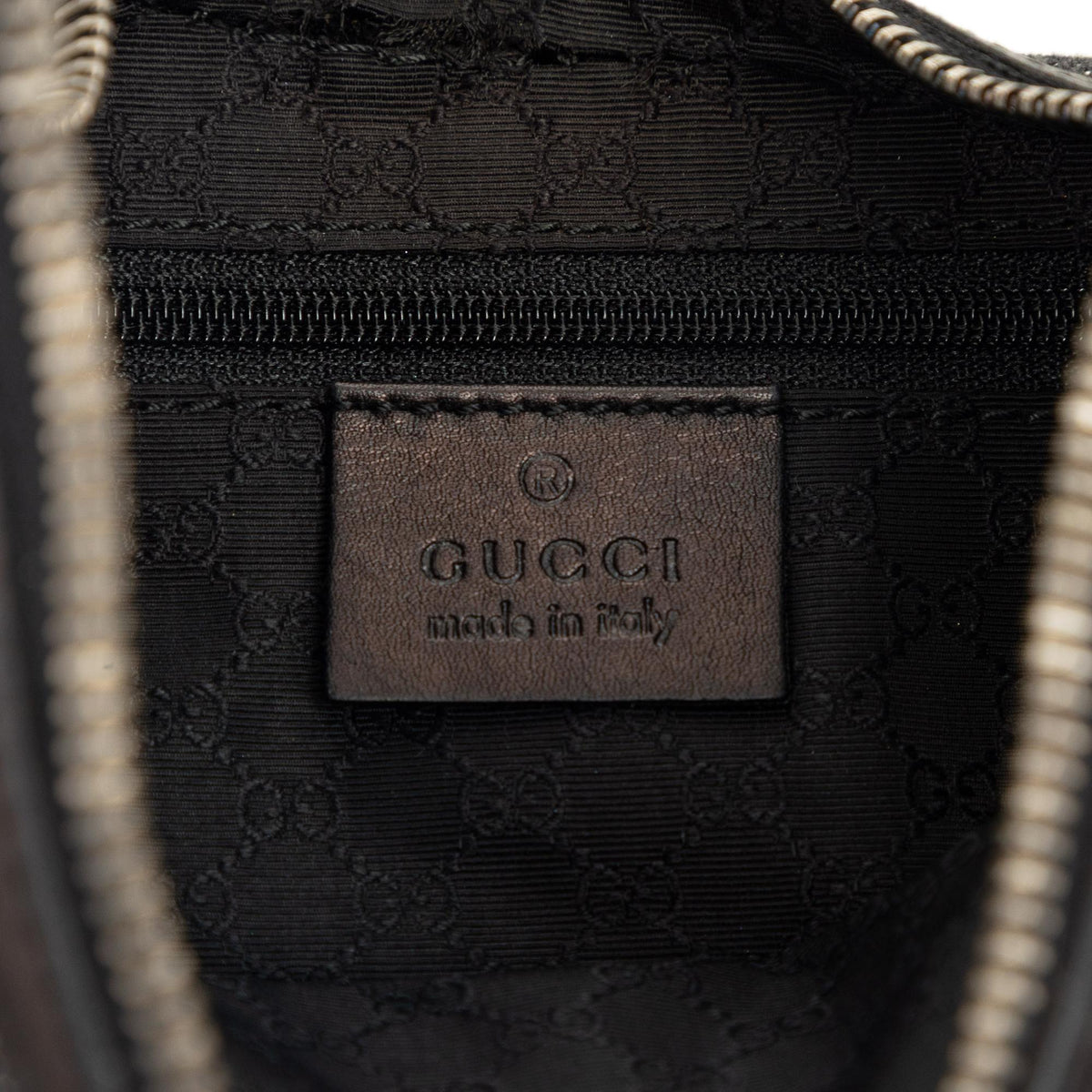 Gucci Denim Web Shoulder Bag