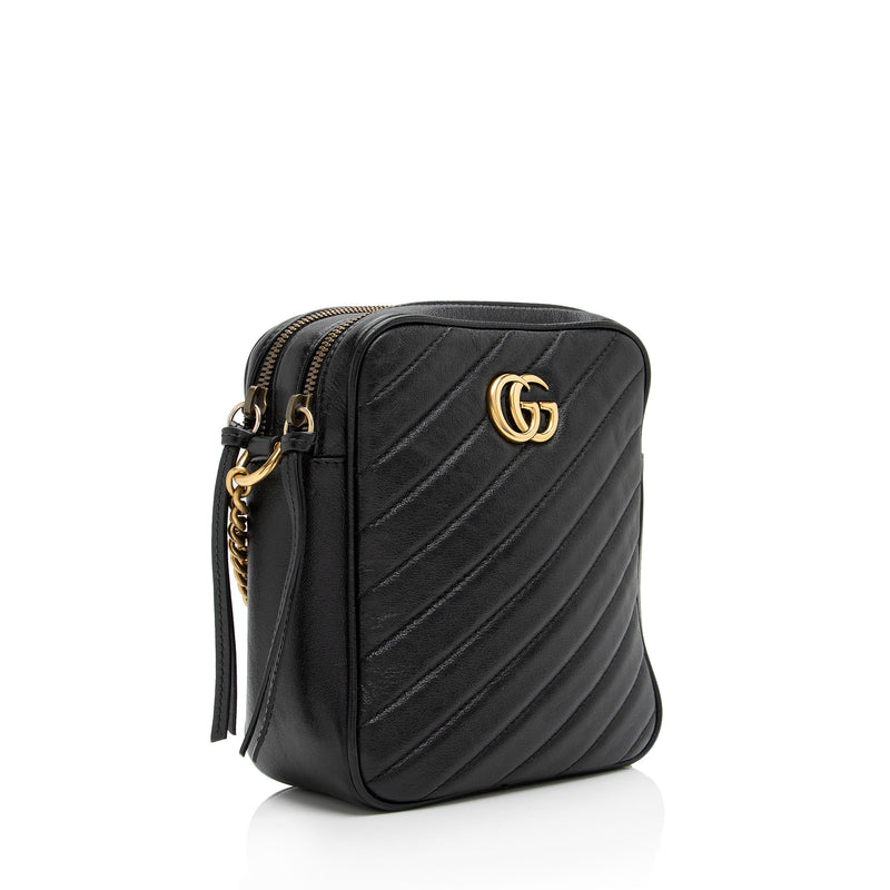 Gucci marmont double zip bag sale
