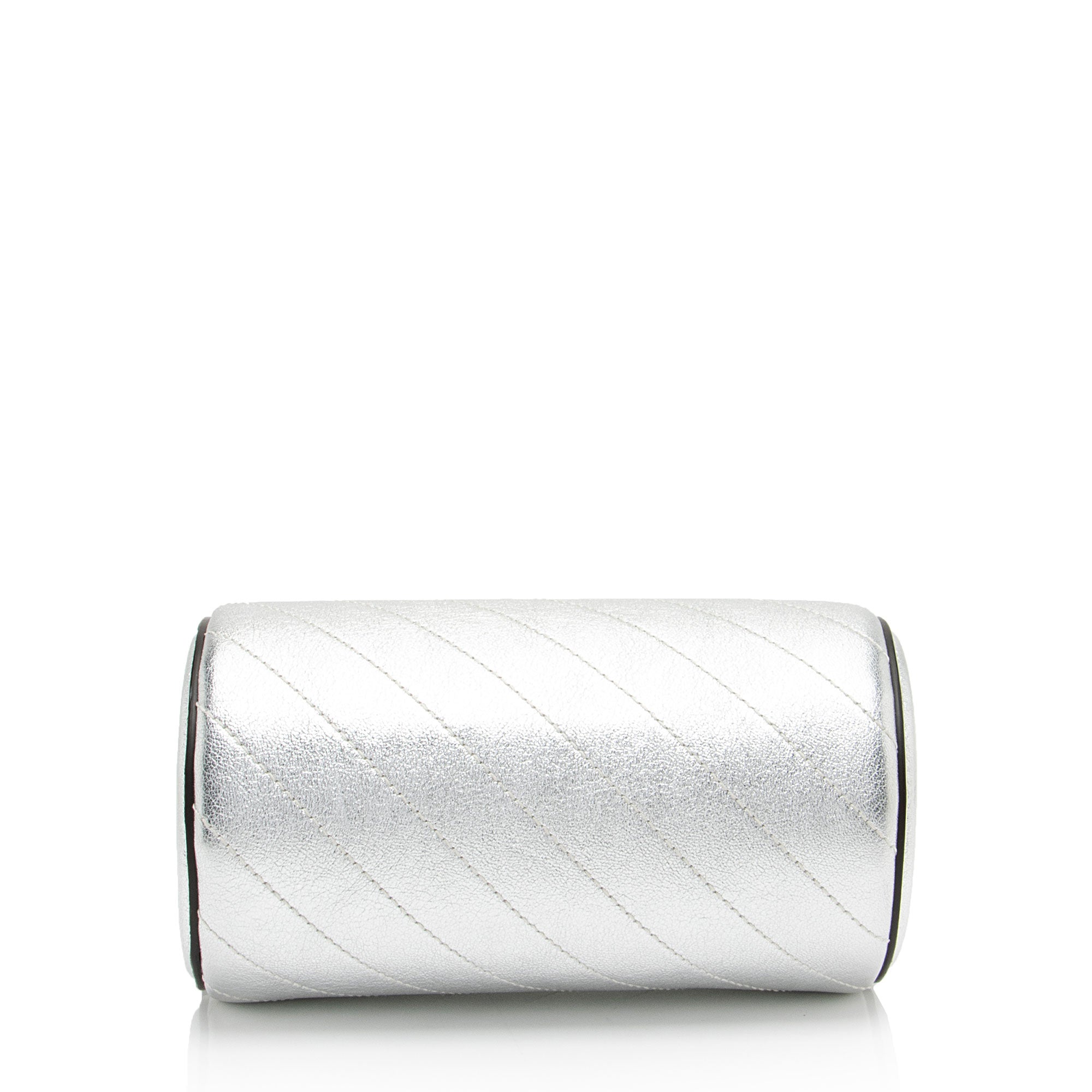 Gucci Metallic Calfskin Blondie Mini Barrel Bag