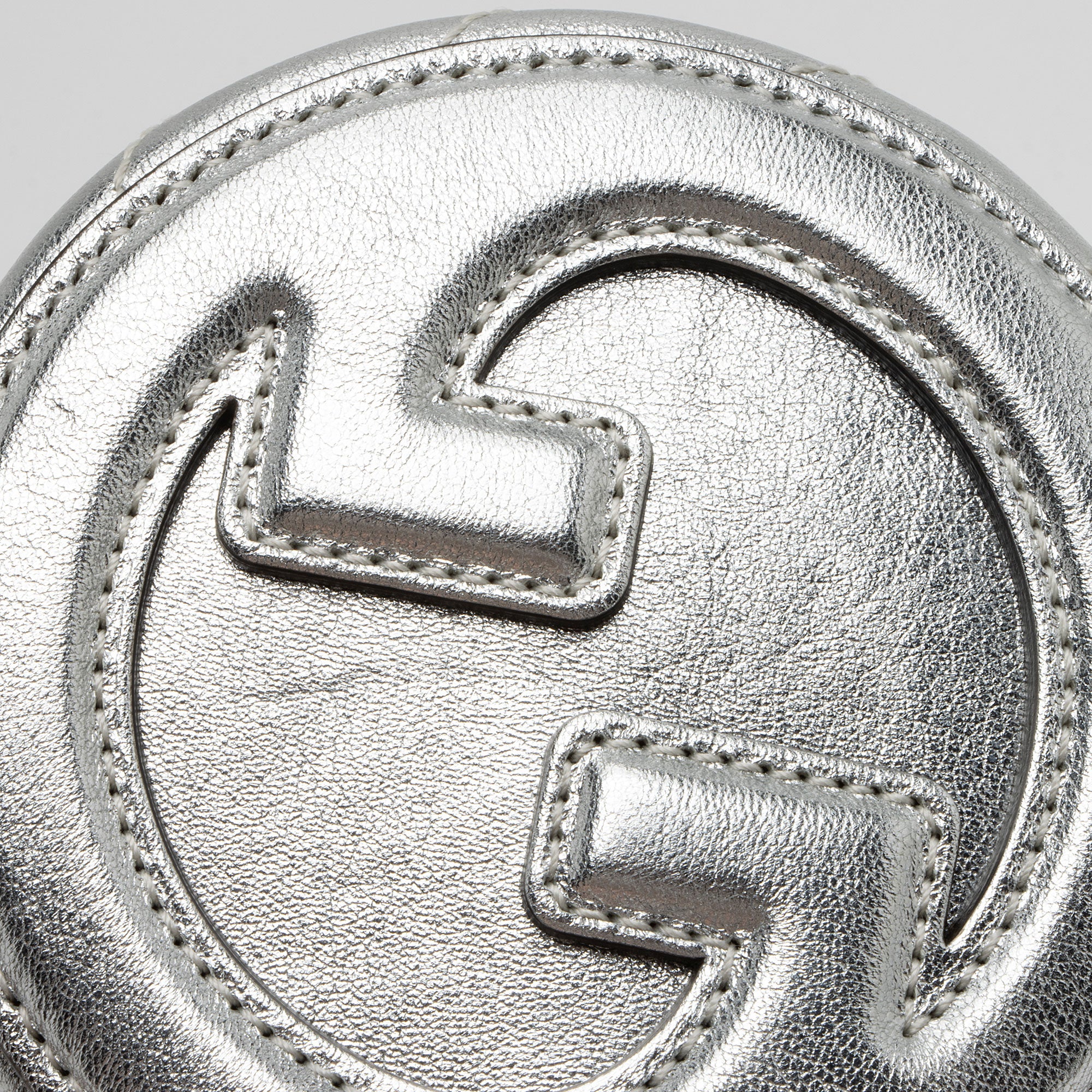 Gucci Metallic Calfskin Blondie Mini Barrel Bag