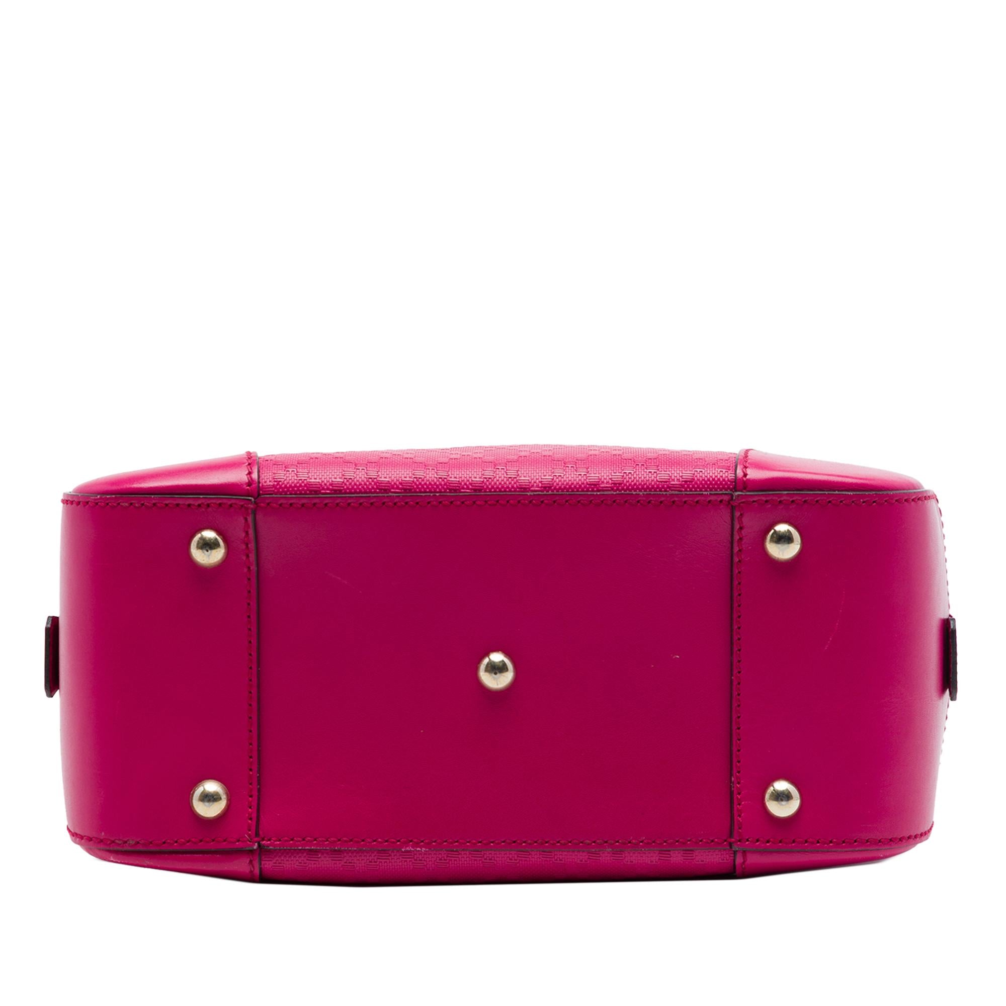 Gucci Diamante Bright Calfskin Satchel
