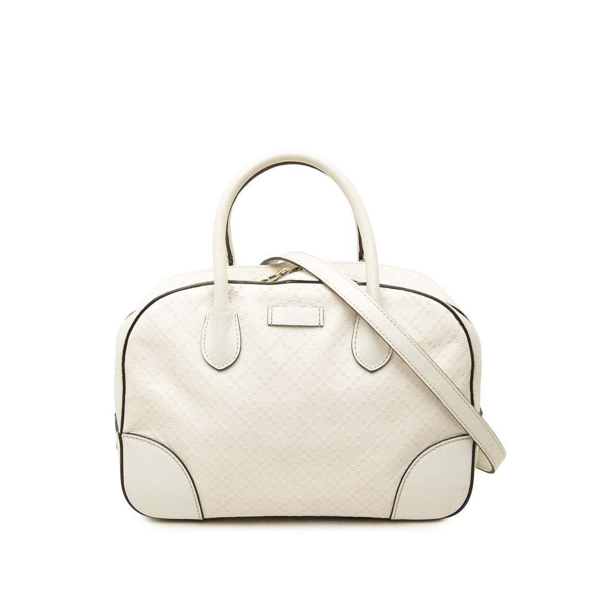 Gucci Diamante Bright Calfskin Satchel