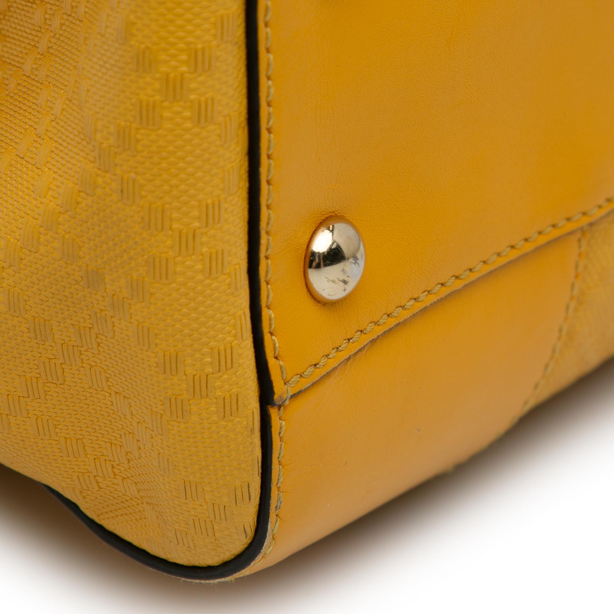 Gucci Diamante Bright Leather Tote (SHG-26jETG)