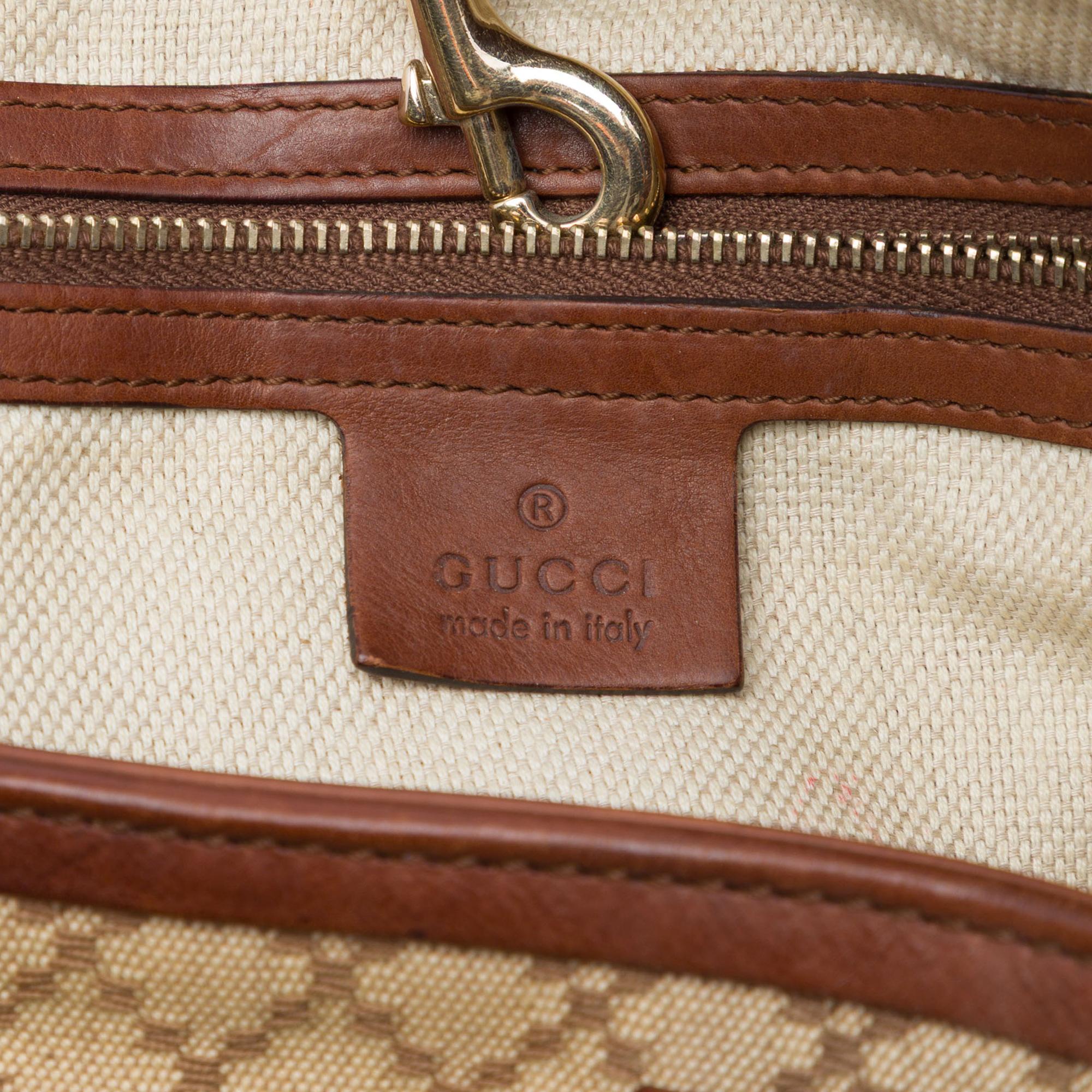 Gucci Diamante Canvas 1973 Satchel