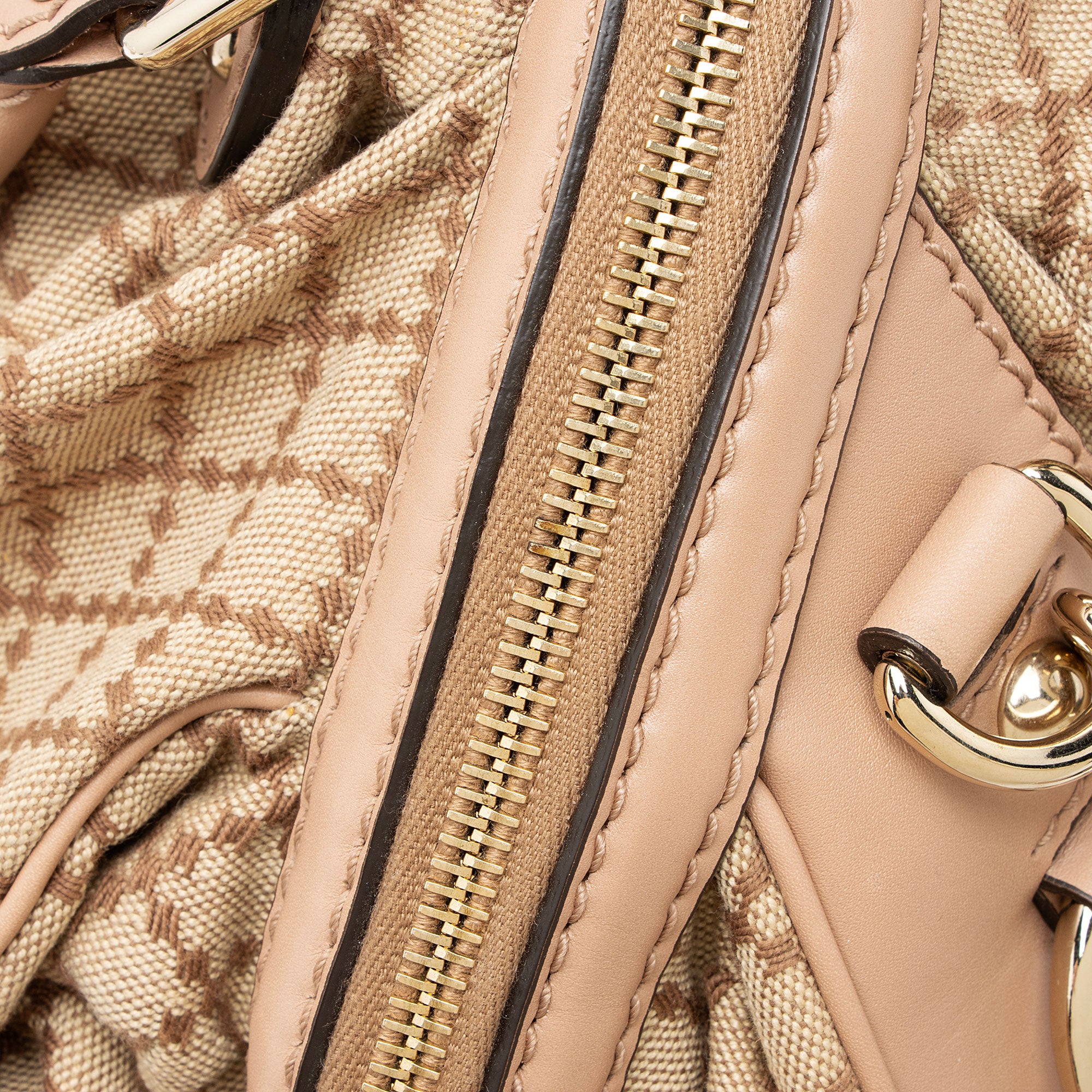 Gucci Diamante Canvas Sukey Satchel