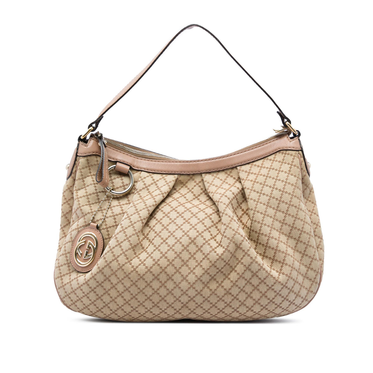 Gucci Diamante Canvas Sukey Shoulder Bag