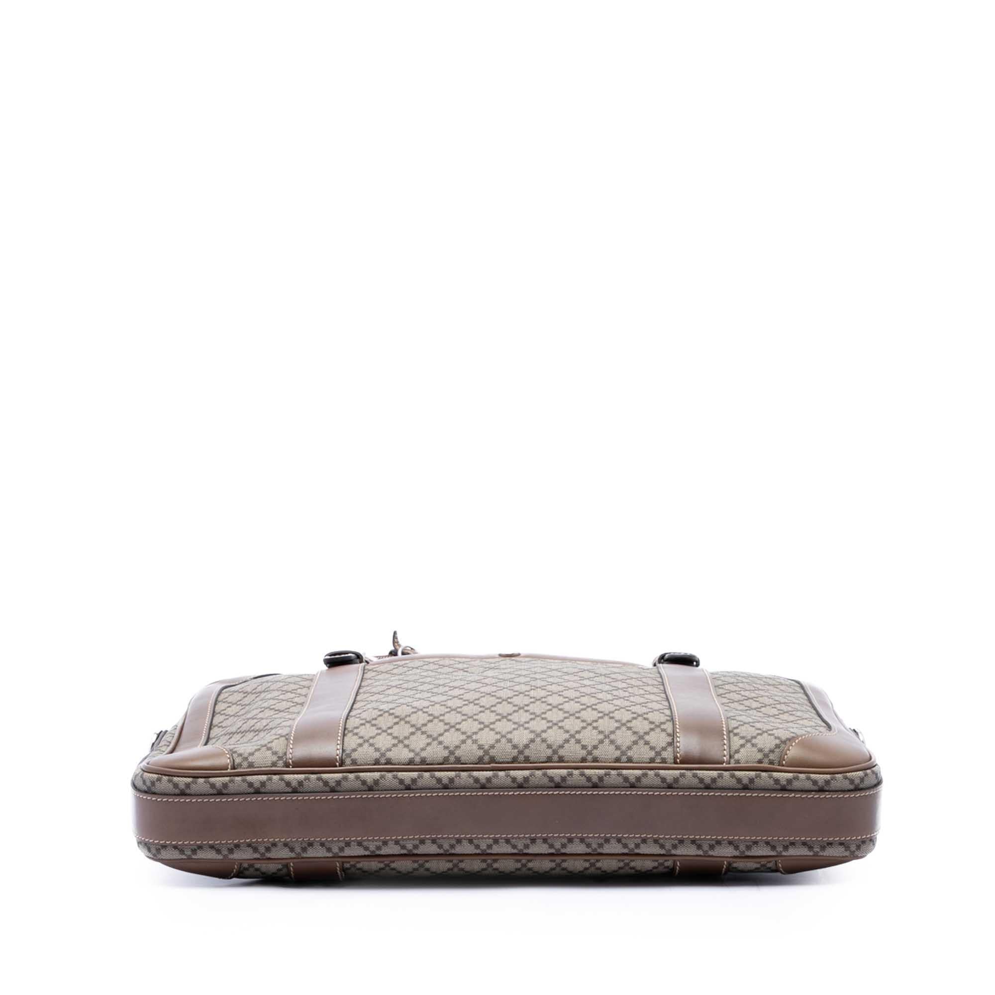 Gucci Diamante Coated Canvas Business Bag