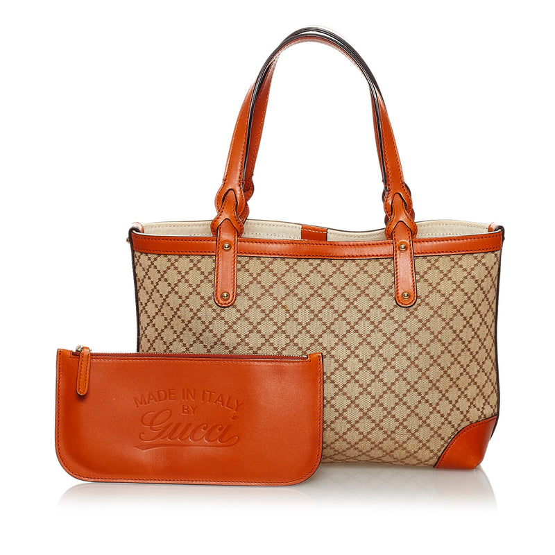 Gucci Diamante Craft Canvas Tote Bag (SHG-u15SMV)