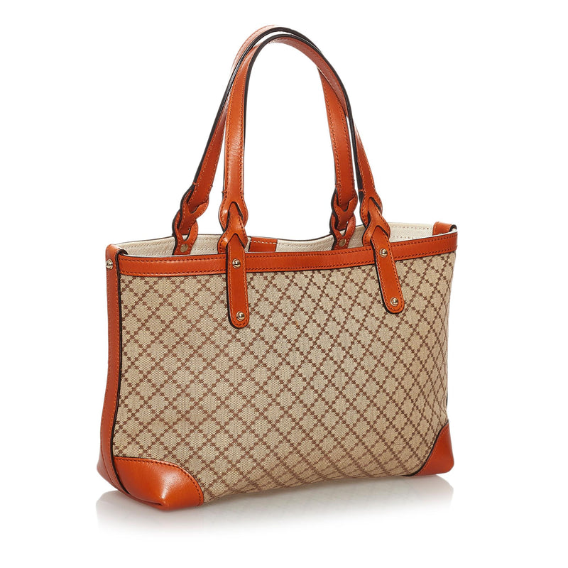 Gucci Diamante Craft Canvas Tote Bag (SHG-u15SMV)