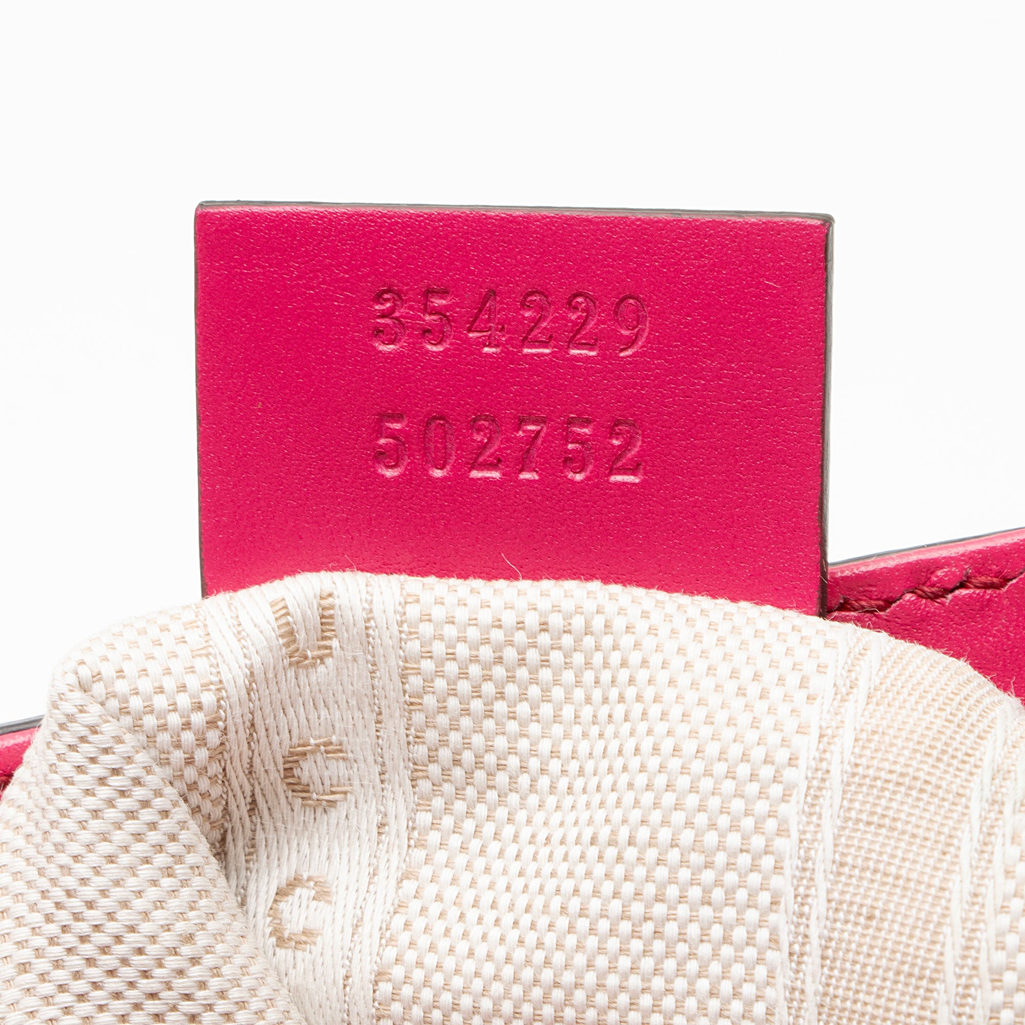 Gucci Diamante Leather Bright Bucket Bag