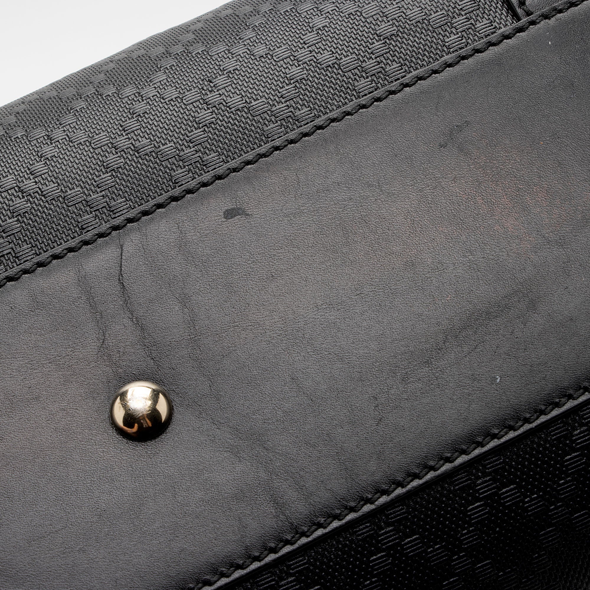 Gucci Diamante Leather Bright Medium Tote (SHF-wVVyJu)