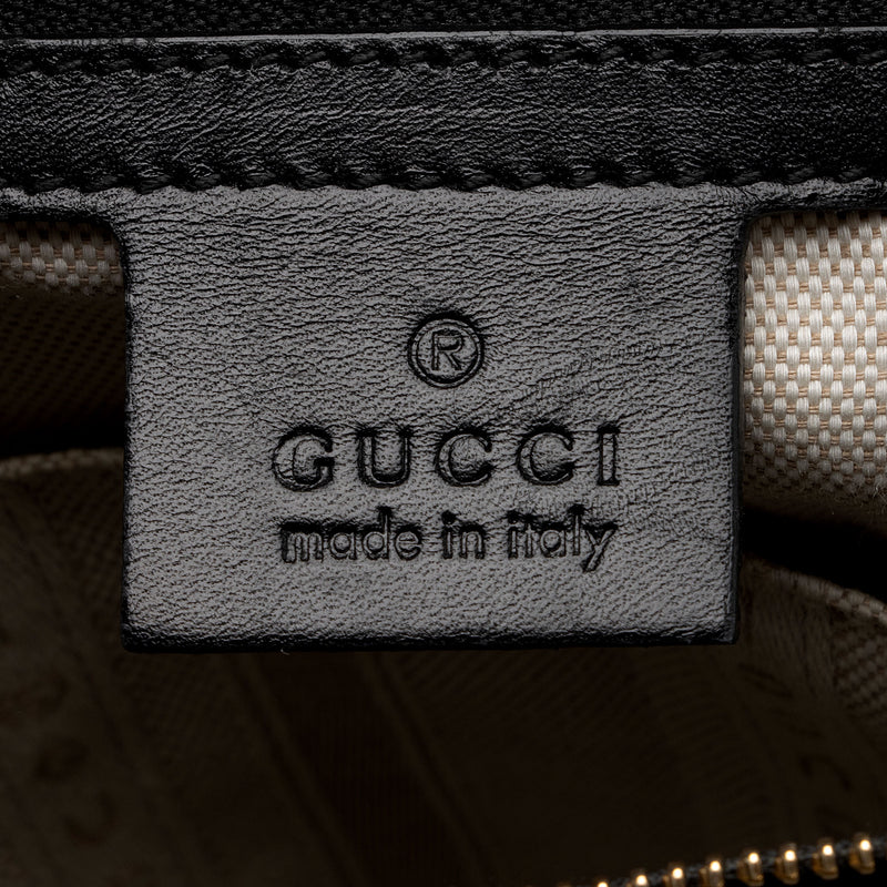 Gucci Diamante Leather Bright Medium Tote (SHF-wVVyJu)