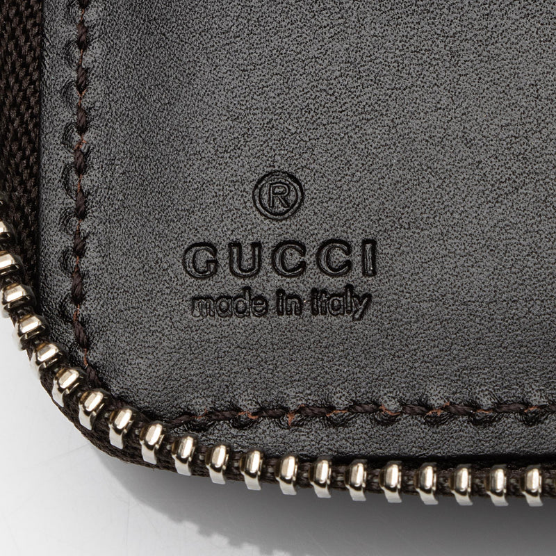 Gucci Diamante Leather Travel Document Case (SHF-pGklZA)