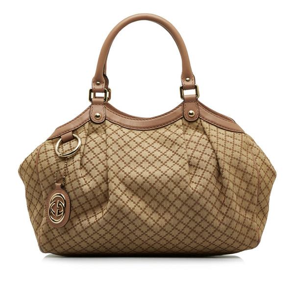 Gucci Diamante Sukey Tote Bag (SHG-X85dF7)