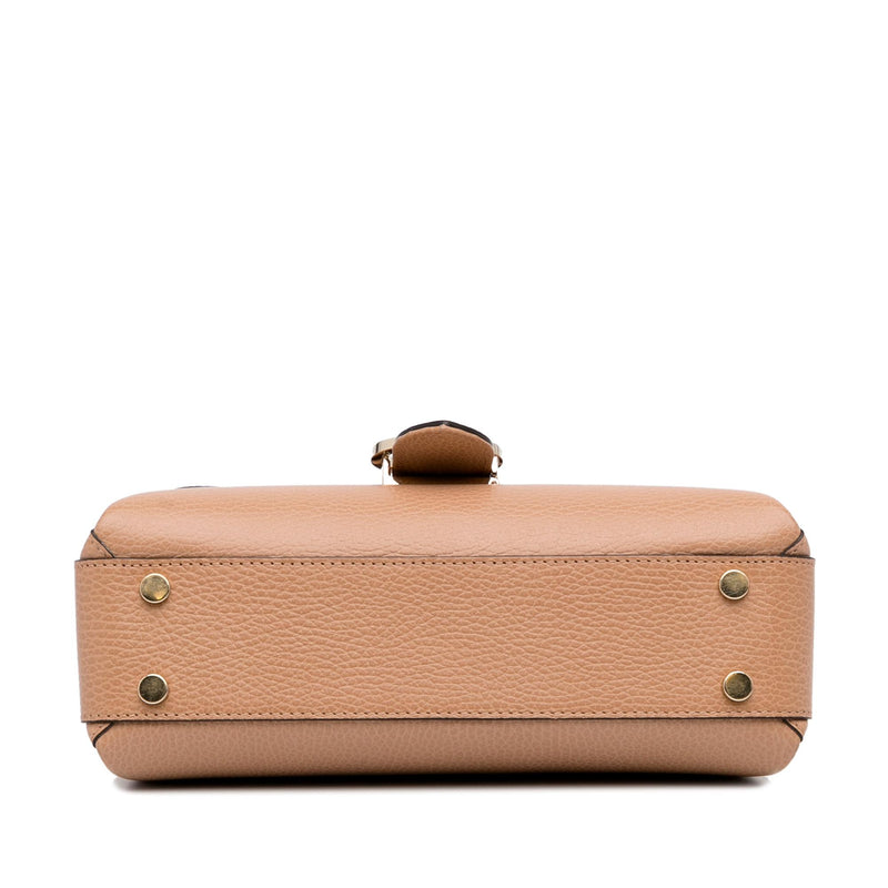 Gucci Dollar Calf Interlocking G Satchel SHG DcmVxL LuxeDH