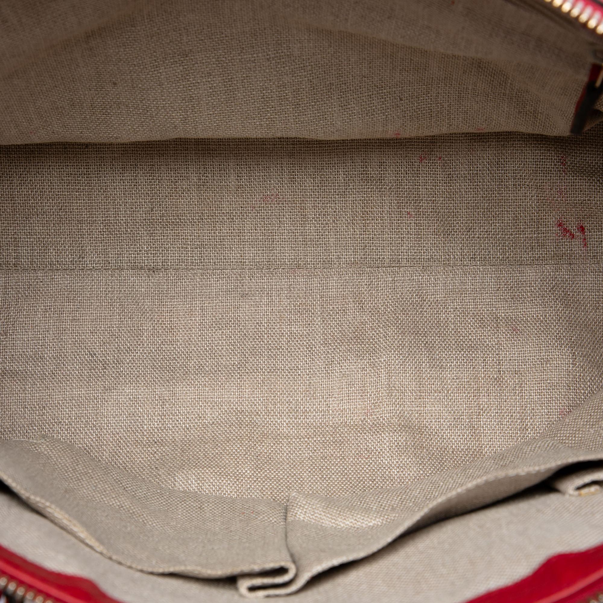 Gucci Dollar Calfskin GG Charm Satchel