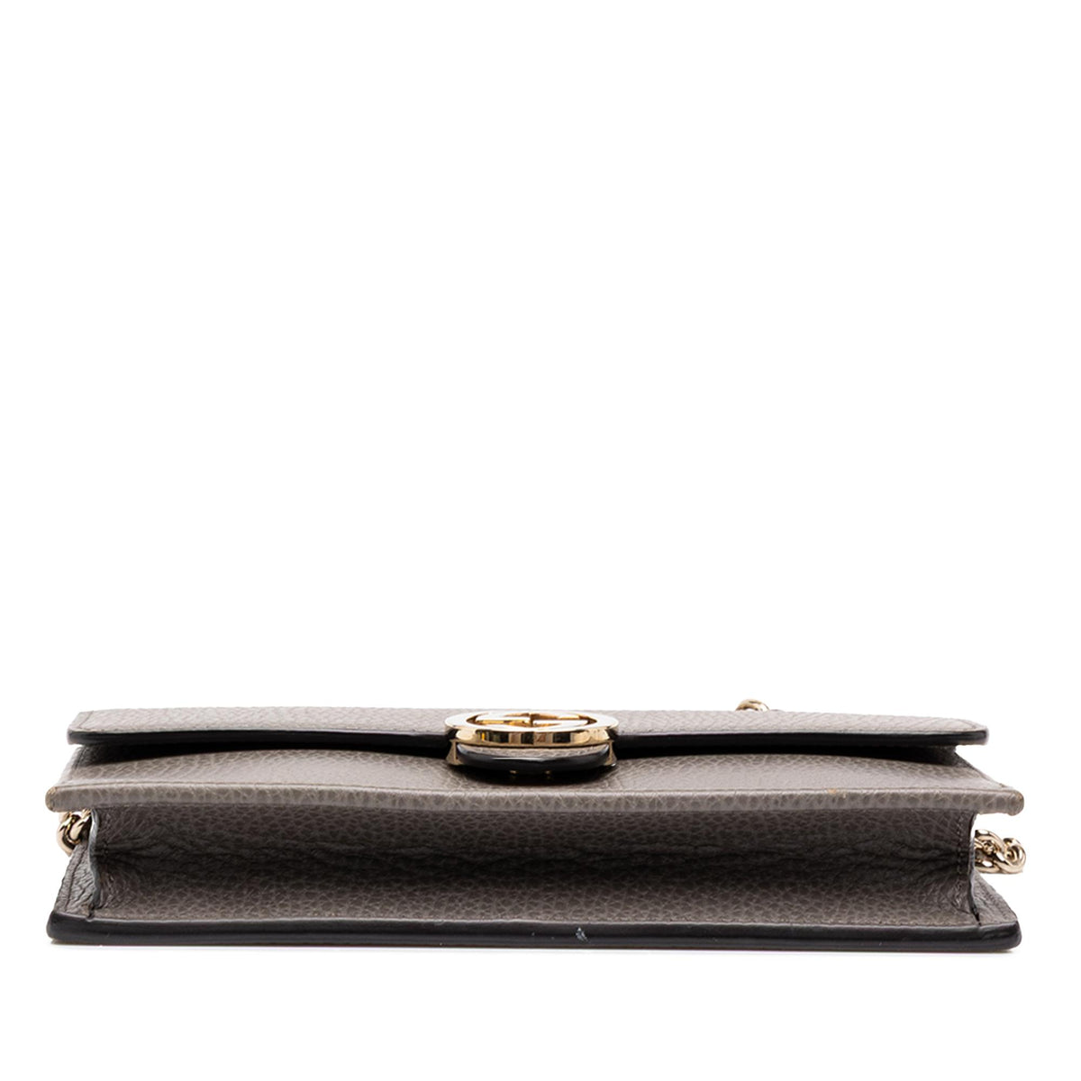 Gucci Dollar Calfskin Interlocking G Wallet on Chain