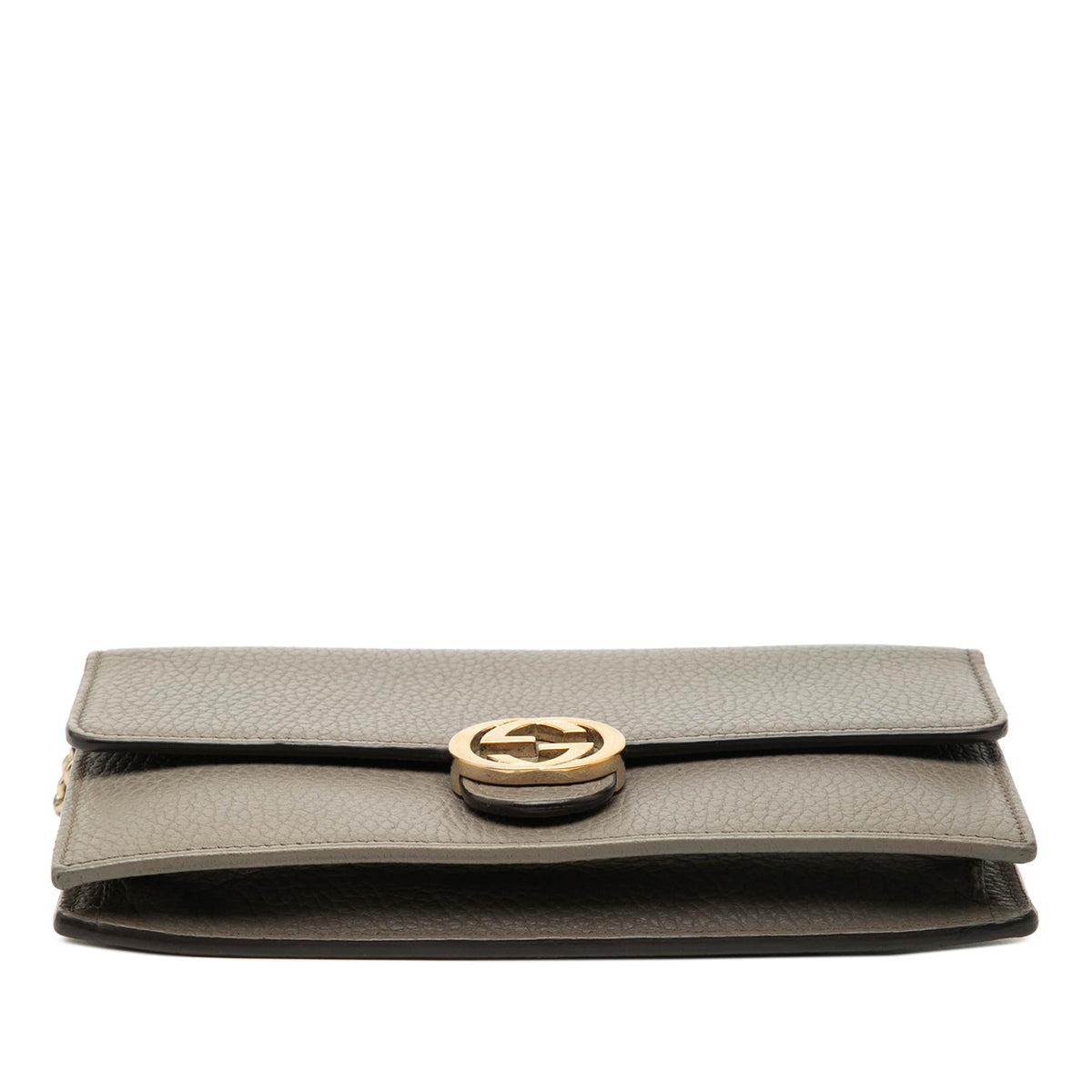 Gucci Dollar Calfskin Interlocking G Wallet on Chain