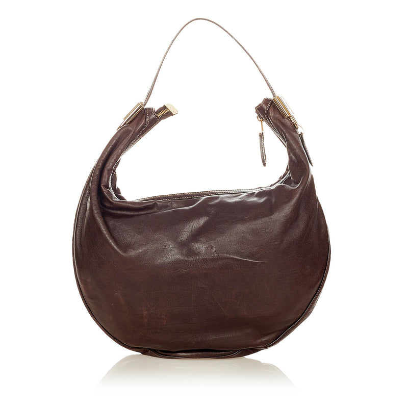 Gucci Duchessa Leather Hobo Bag (SHG-31851)