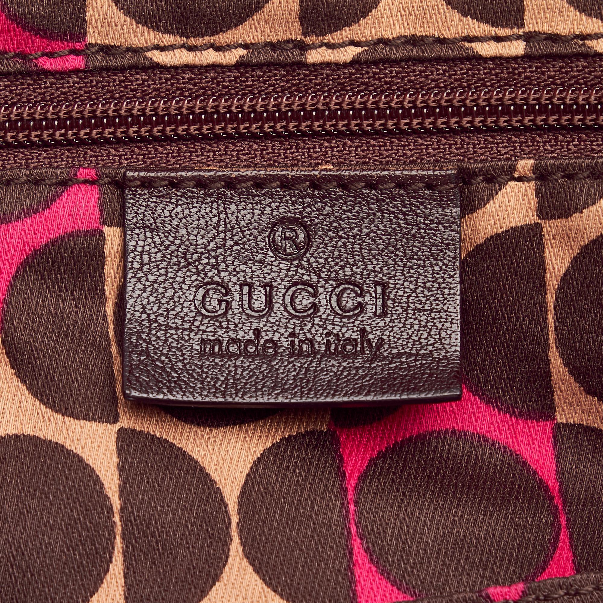 Gucci Duchessa Leather Hobo Bag (SHG-31851)