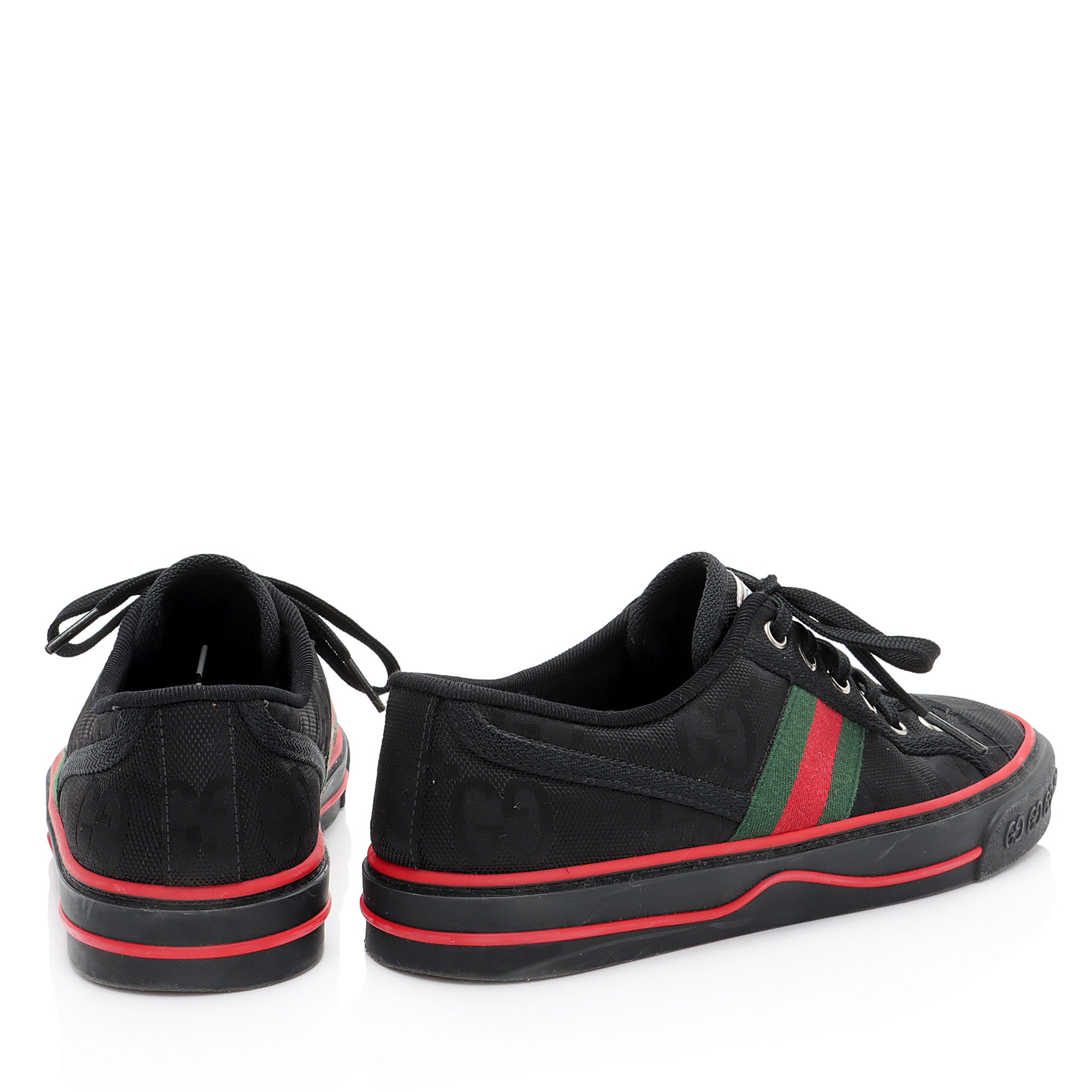 Gucci Econyl Nylon Web Off The Grid 1977 Tennis Sneakers - Size 7 / 37