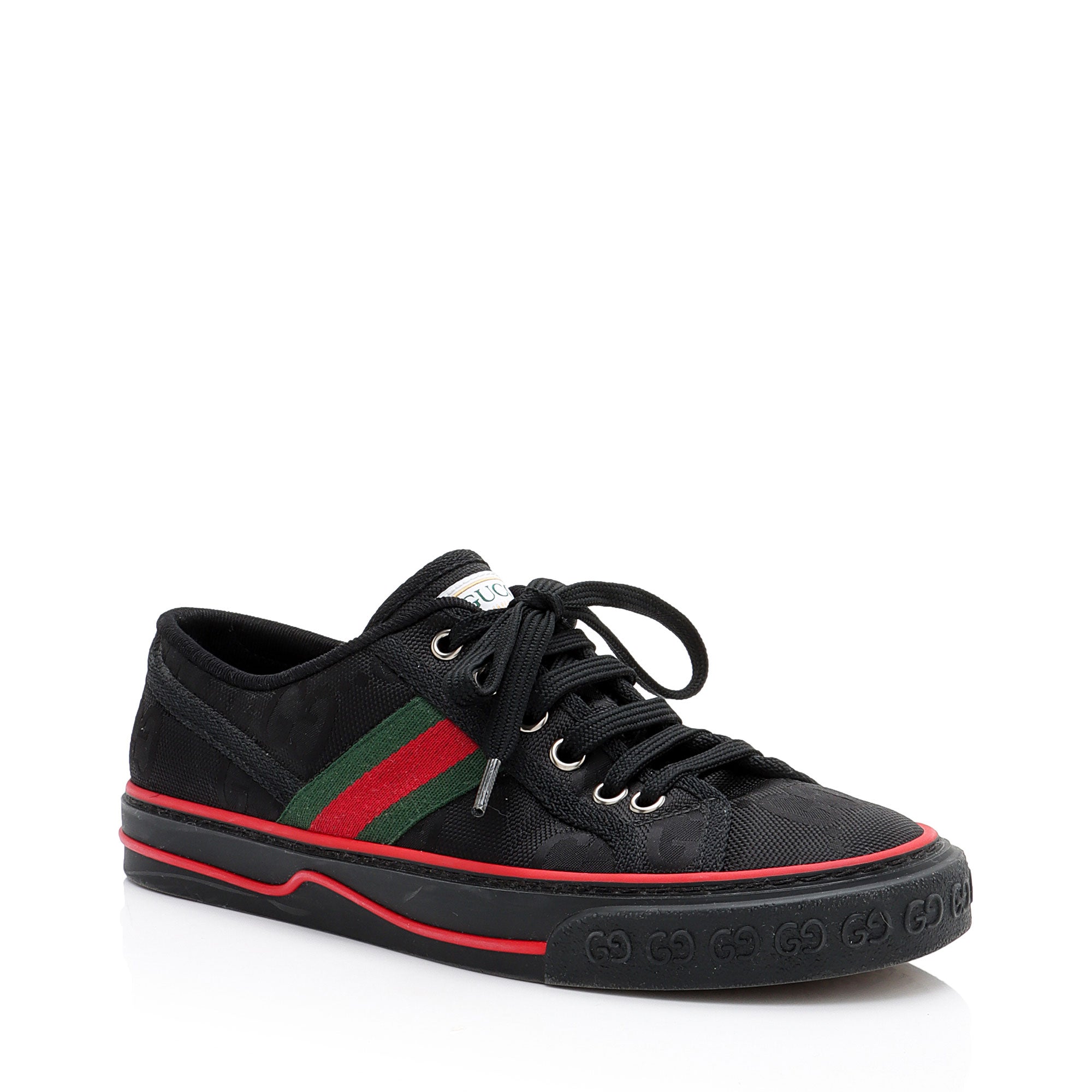 Gucci Econyl Nylon Web Off The Grid 1977 Tennis Sneakers - Size 7 / 37