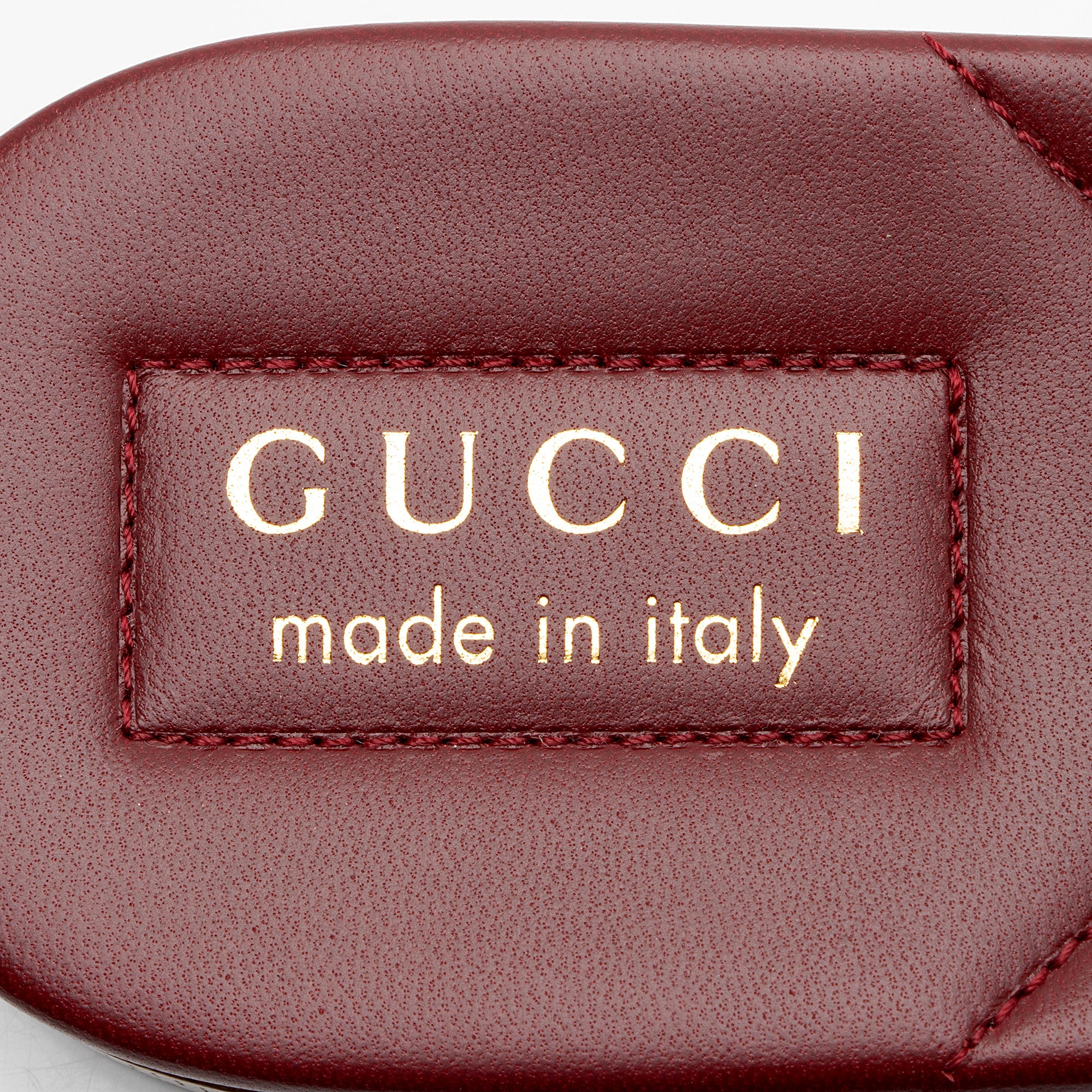 Gucci Embroidered Logo Web Slide Sandals - Size 9 / 39