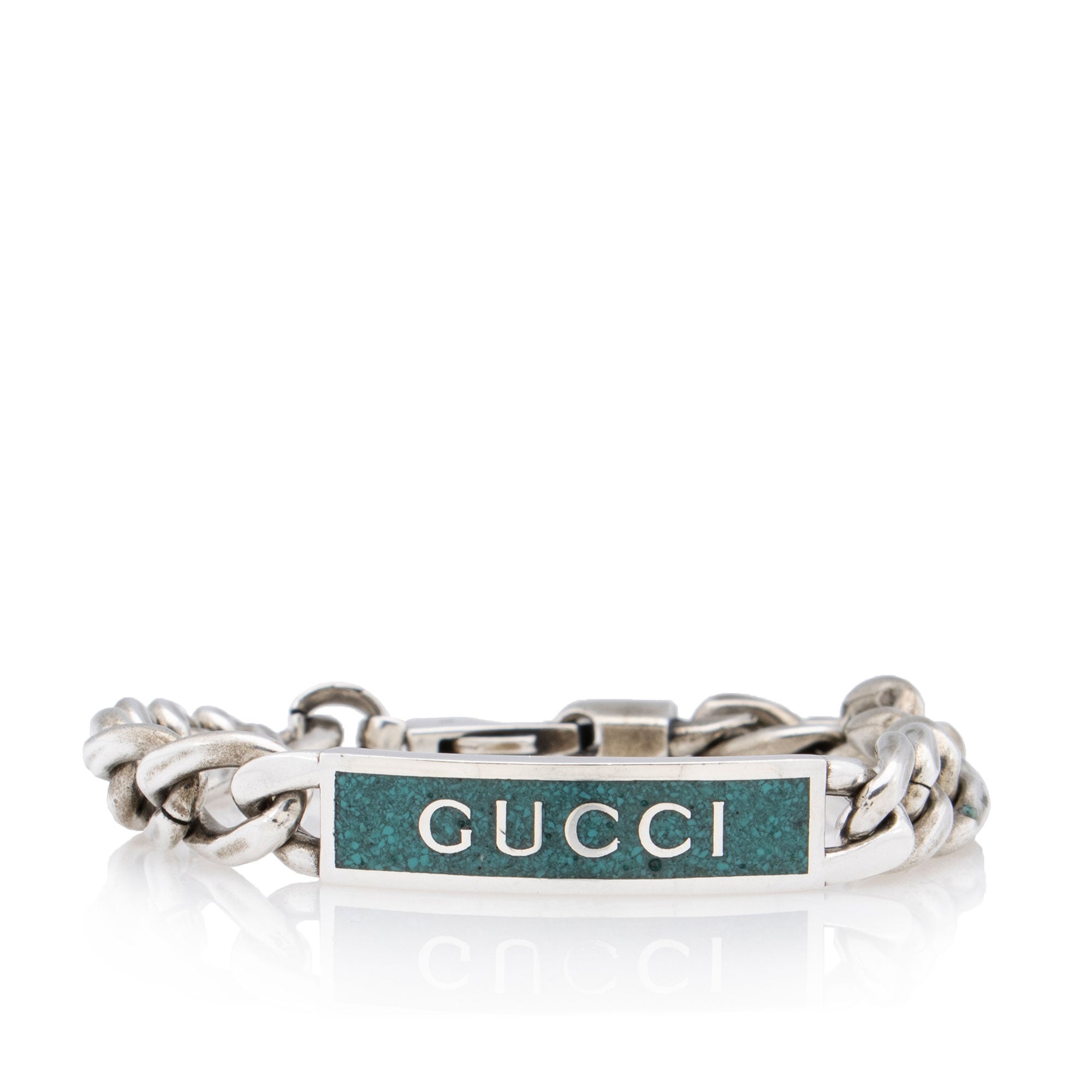 Gucci Enamel Logo Chain Bracelet