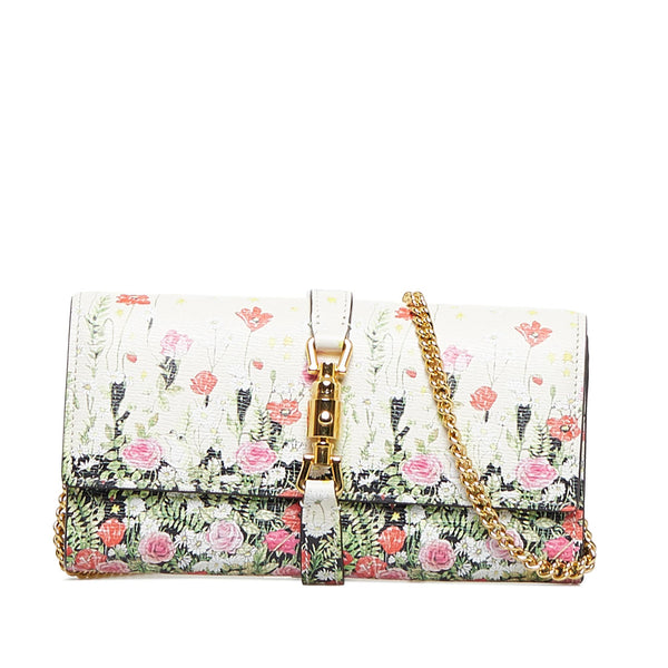 Gucci Floral Jackie 1961 Wallet on Chain (SHG-GHeOz2)