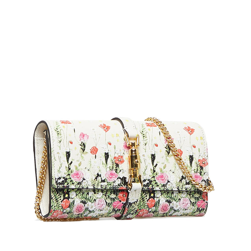 Gucci Floral Jackie 1961 Wallet on Chain (SHG-GHeOz2)