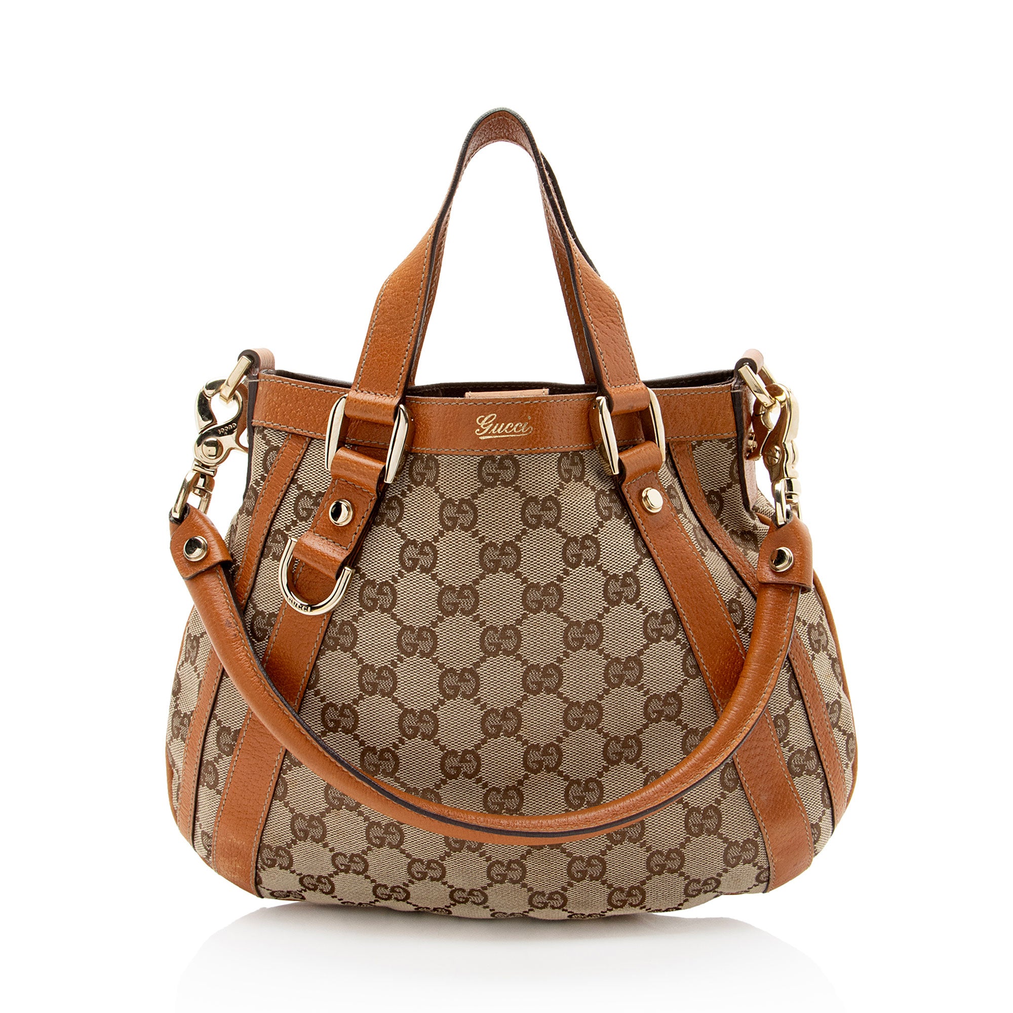 Gucci GG Canvas Abbey Convertible Small Tote