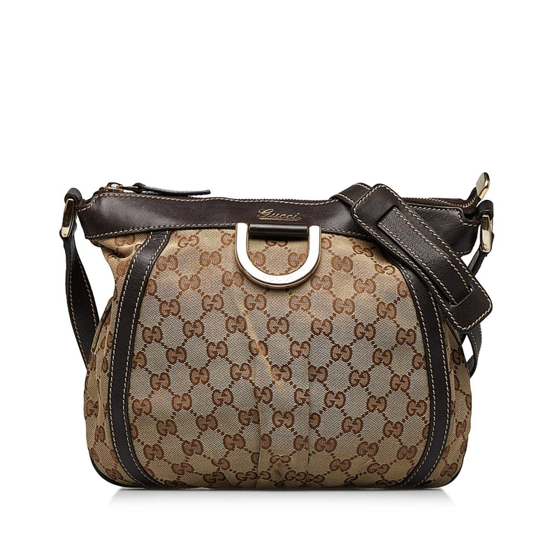 Gucci GG Canvas Abbey D-Ring Crossbody Bag (SHG-EbPCp4)