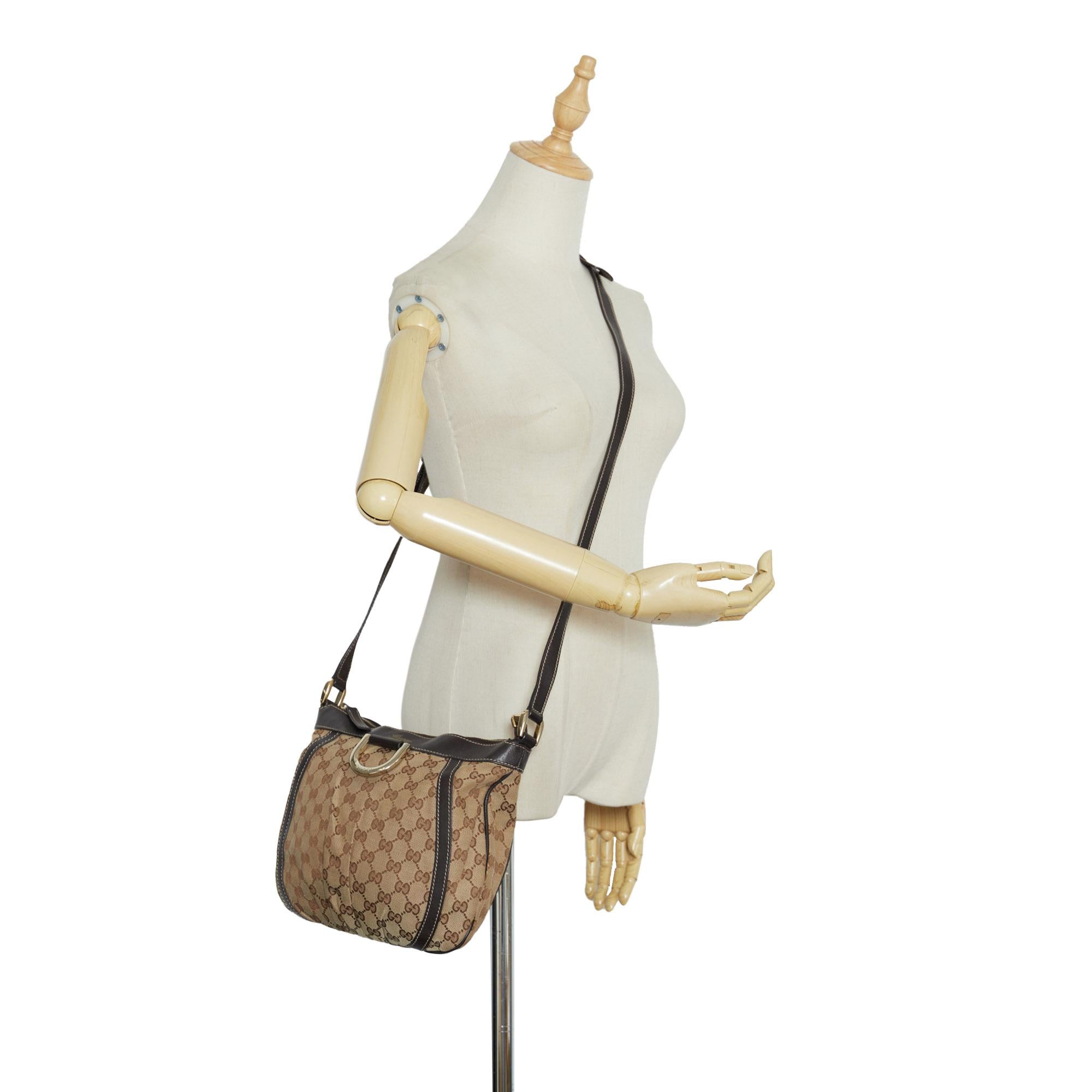 Gucci GG Canvas Abbey D-Ring Crossbody Bag (SHG-EbPCp4)