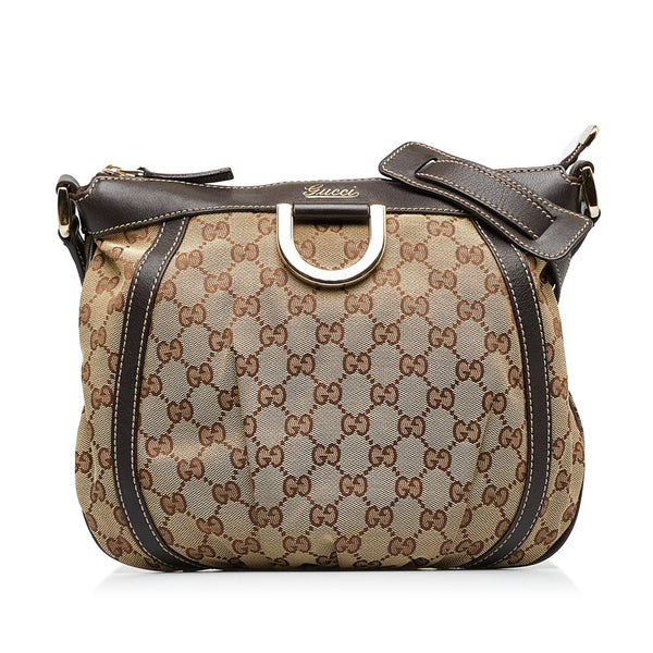 Gucci GG Canvas Abbey D-Ring Crossbody Bag (SHG-FUTZCt)