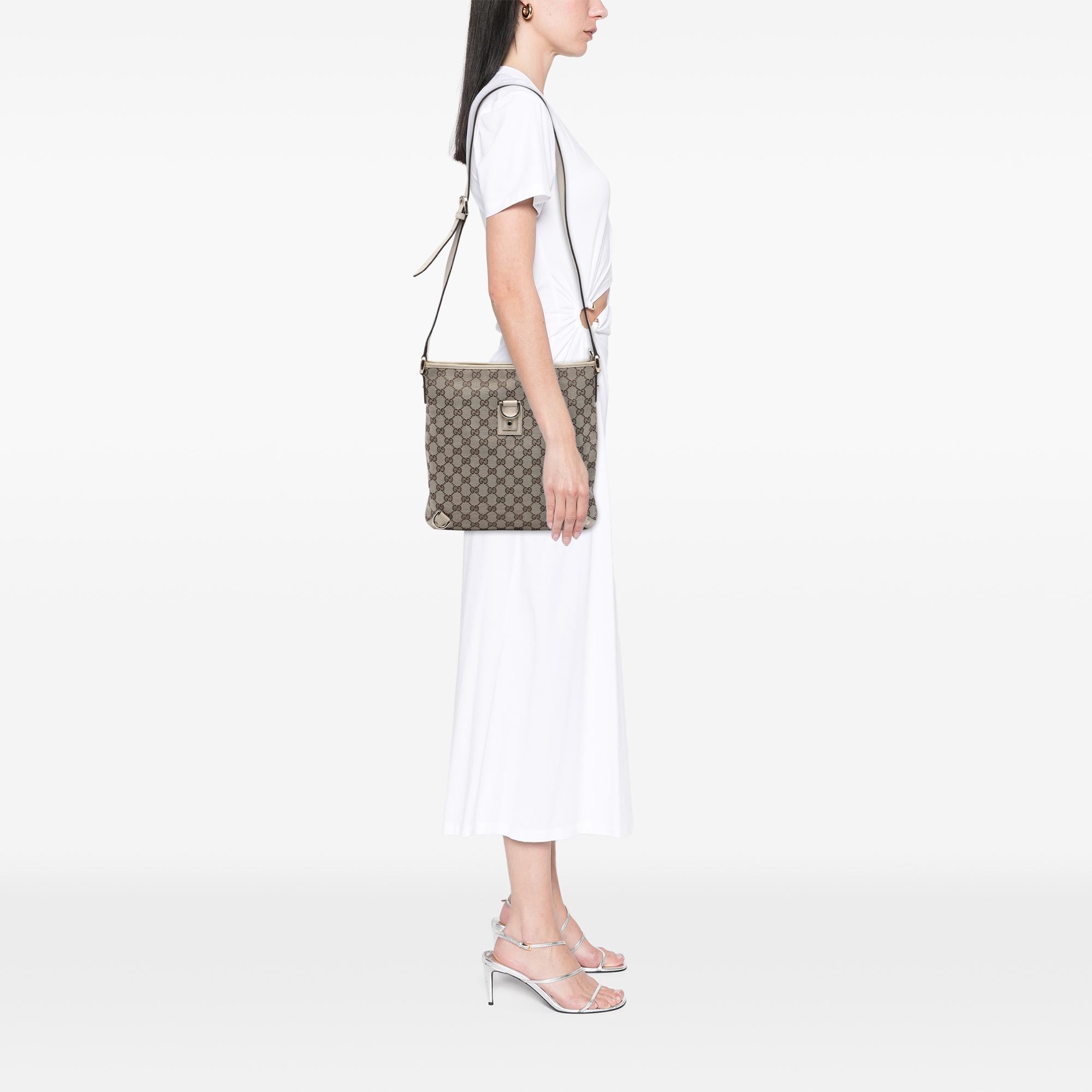 Gucci GG Canvas Abbey D Ring Crossbody